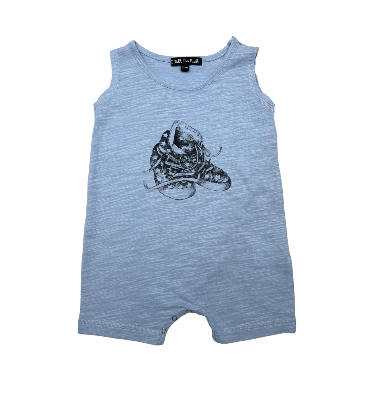 Short baby blue - 6 months I TALK TOO MUCH - Seconde main Blue