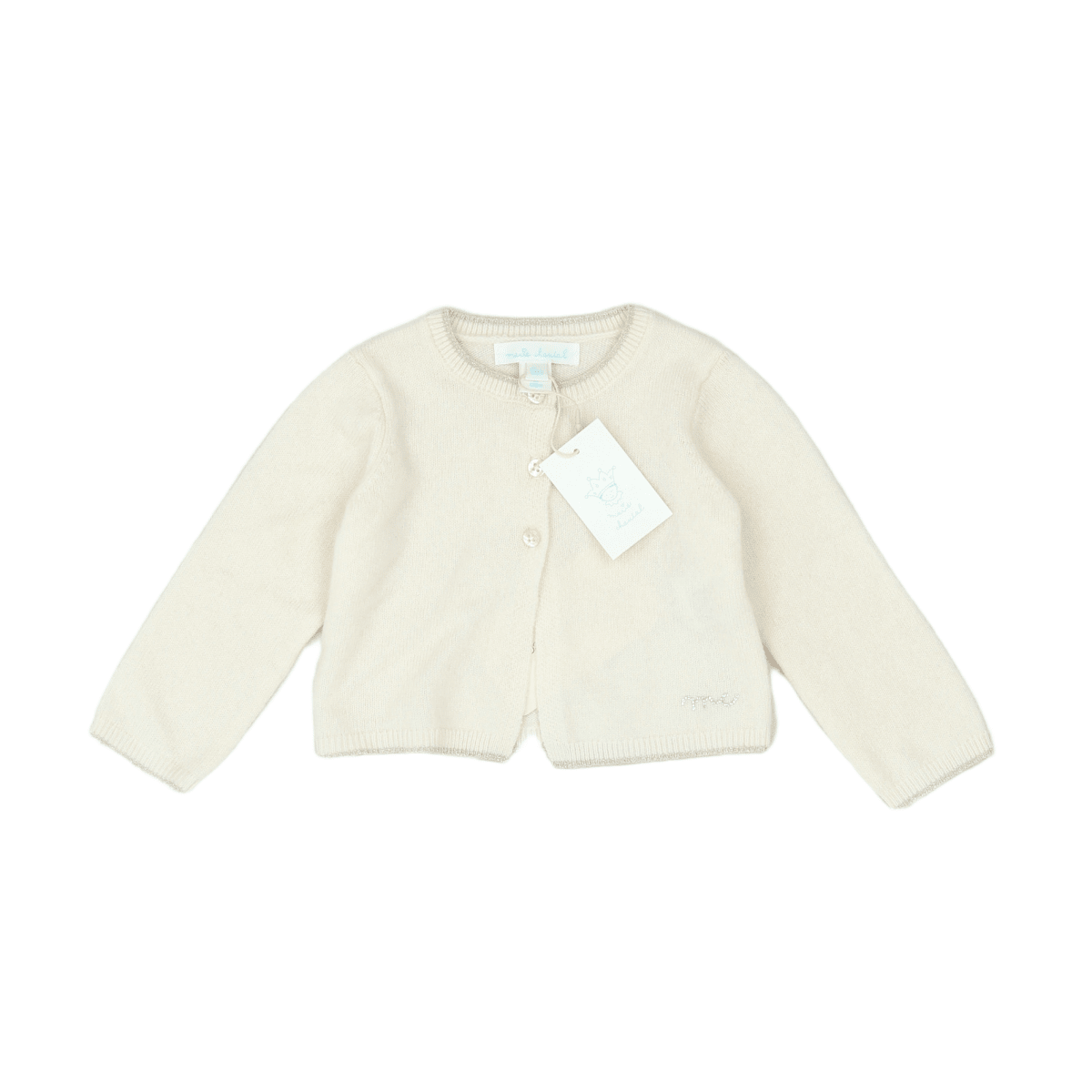 Beige Baby Cardigan - 6 months MARIE-CHANTAL - Seconde main Beige
