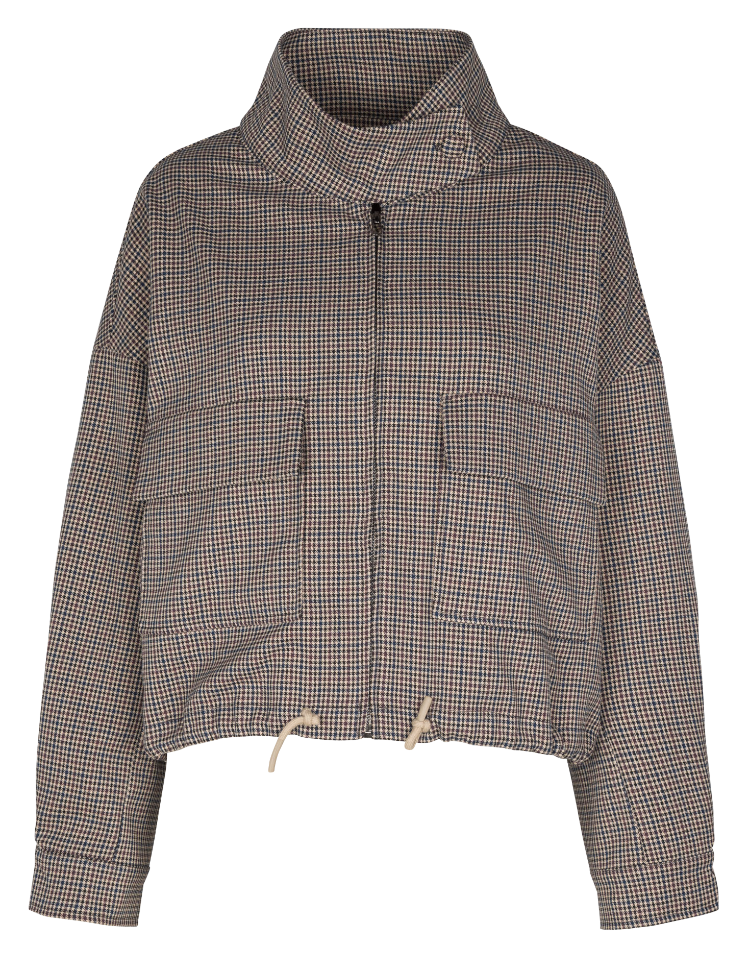 Short printed jacket SUNCOO Beige