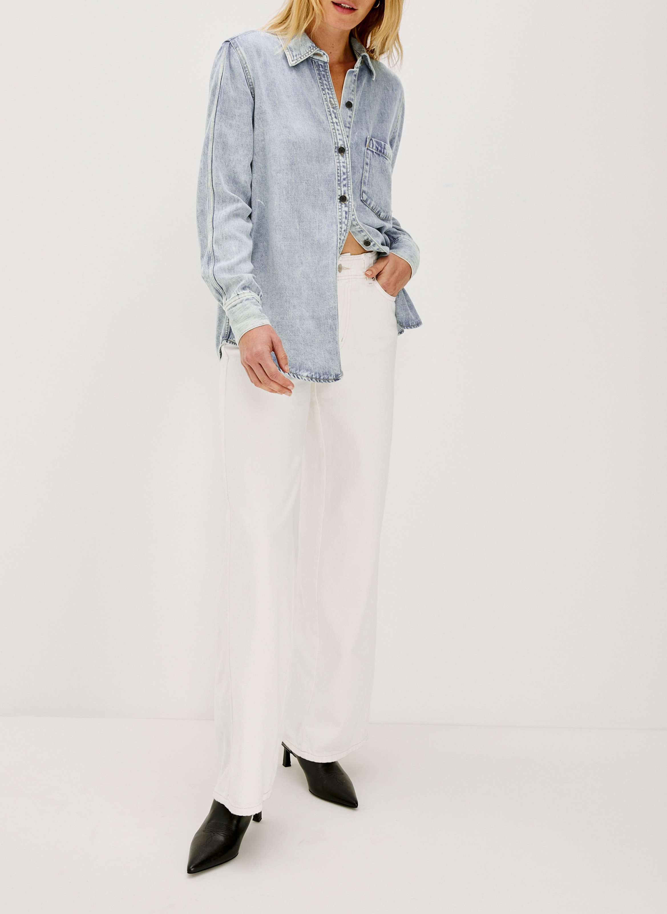 Chemise col classique RAILS Blue