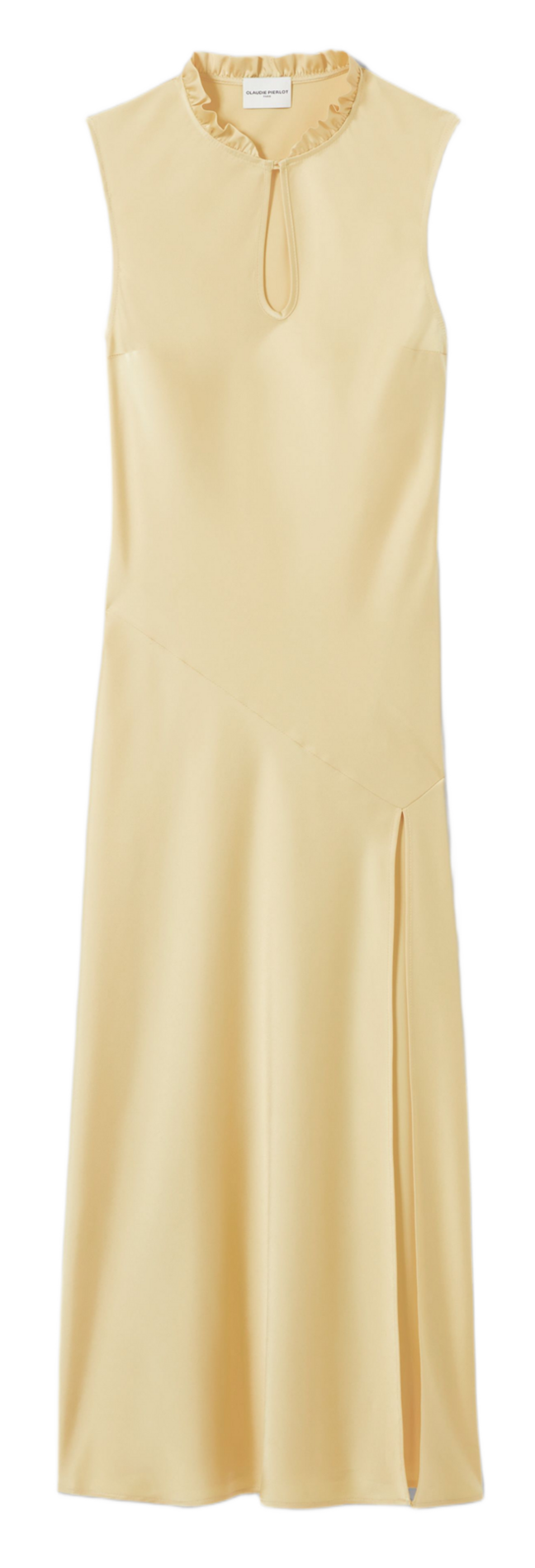 Robe longue ajustée  CLAUDIE PIERLOT Jaune