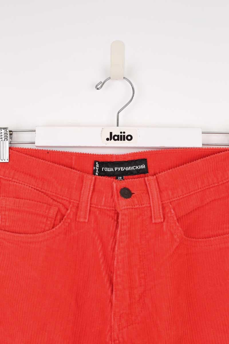 Slim-fit cotton cargo pants LEVI'S - Seconde main Red