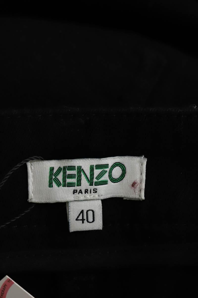 Cotton mini skirt KENZO - SECONDE MAIN Black
