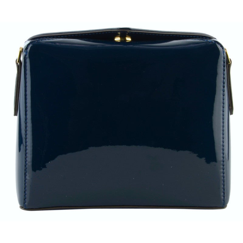 Shoulder bag - synthetic and leather POURCHET Blue
