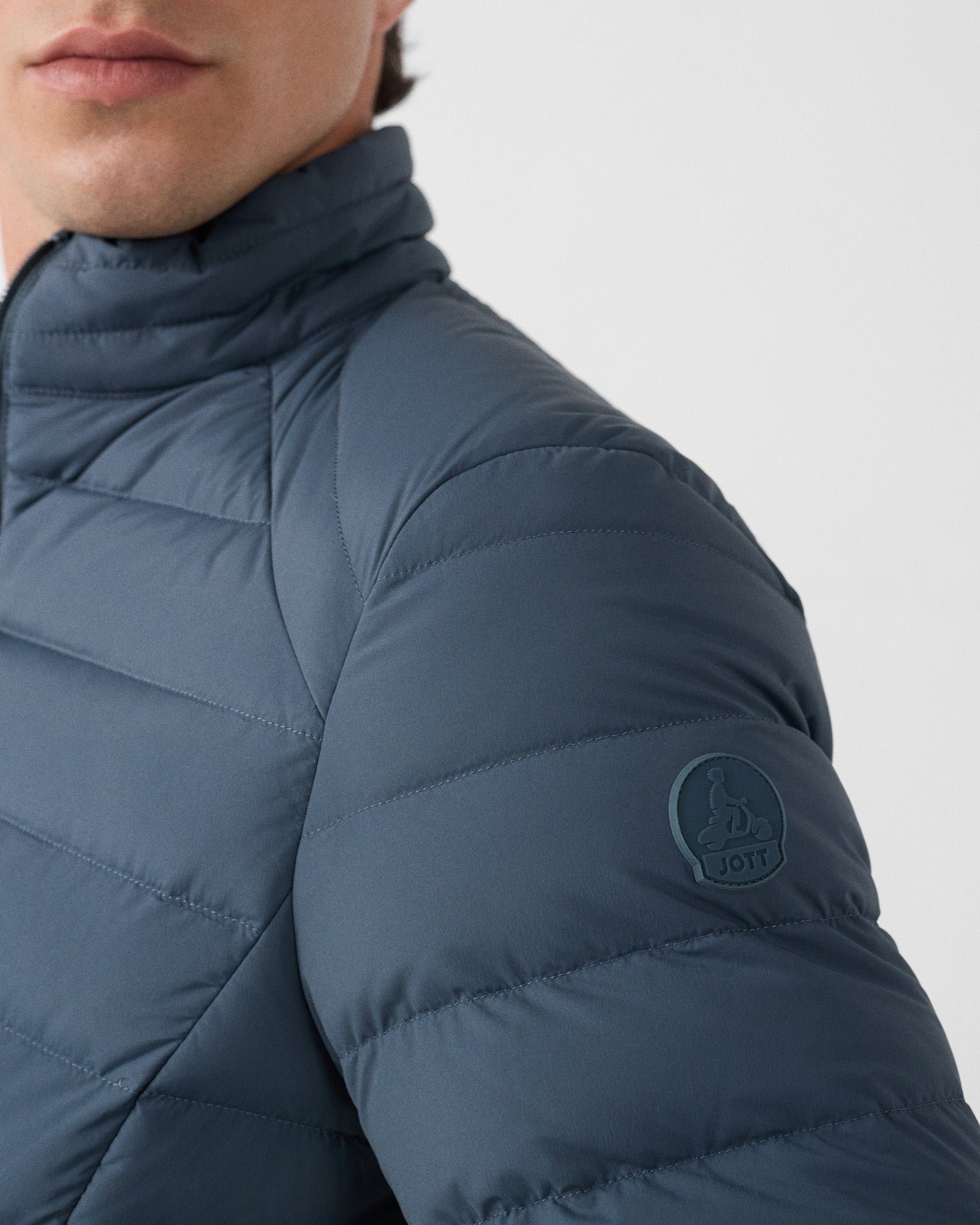 Stretch light down jacket Aragon JOTT Blue