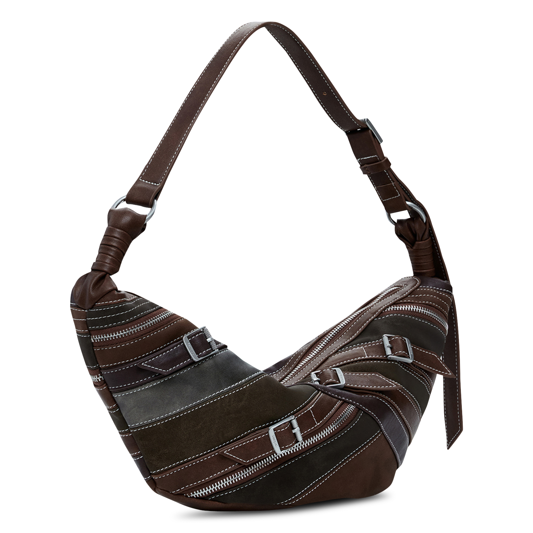 Schultertasche mit Schnallen DESIGUAL Braun