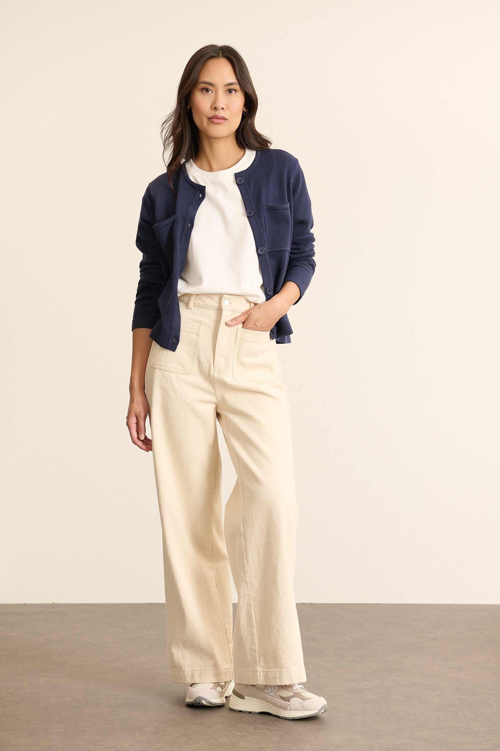High-rise jeans GARANCE PARIS White