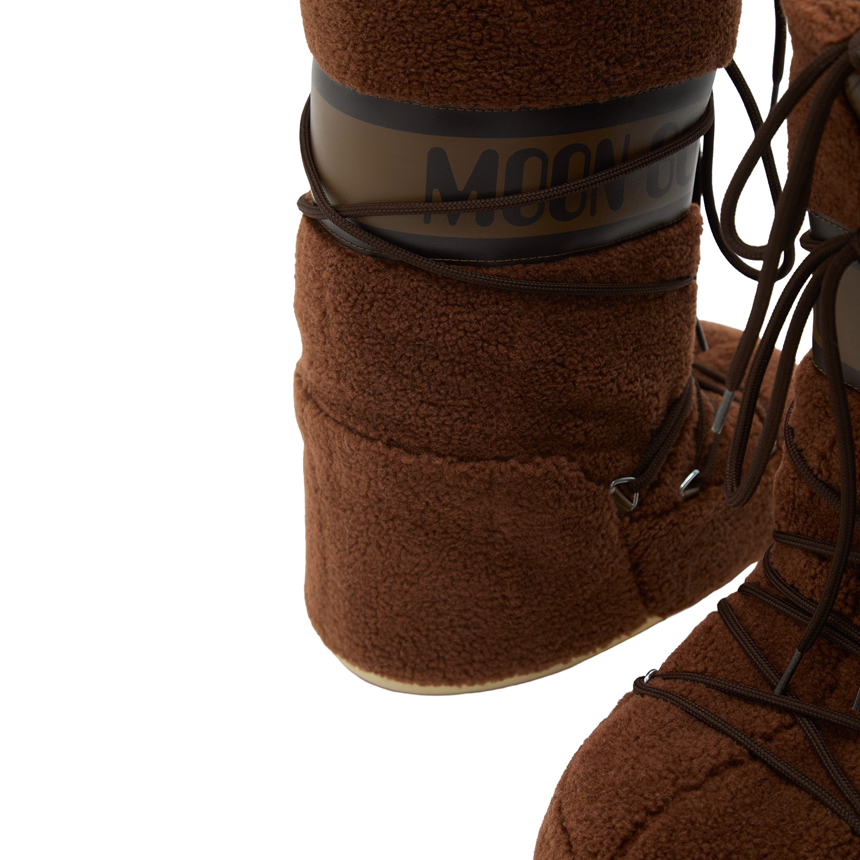 Bottes aspec fourrure MOON BOOT Marron