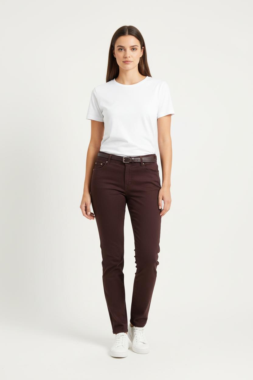 PANTS INES DE LA FRESSANGE - Seconde main Brown