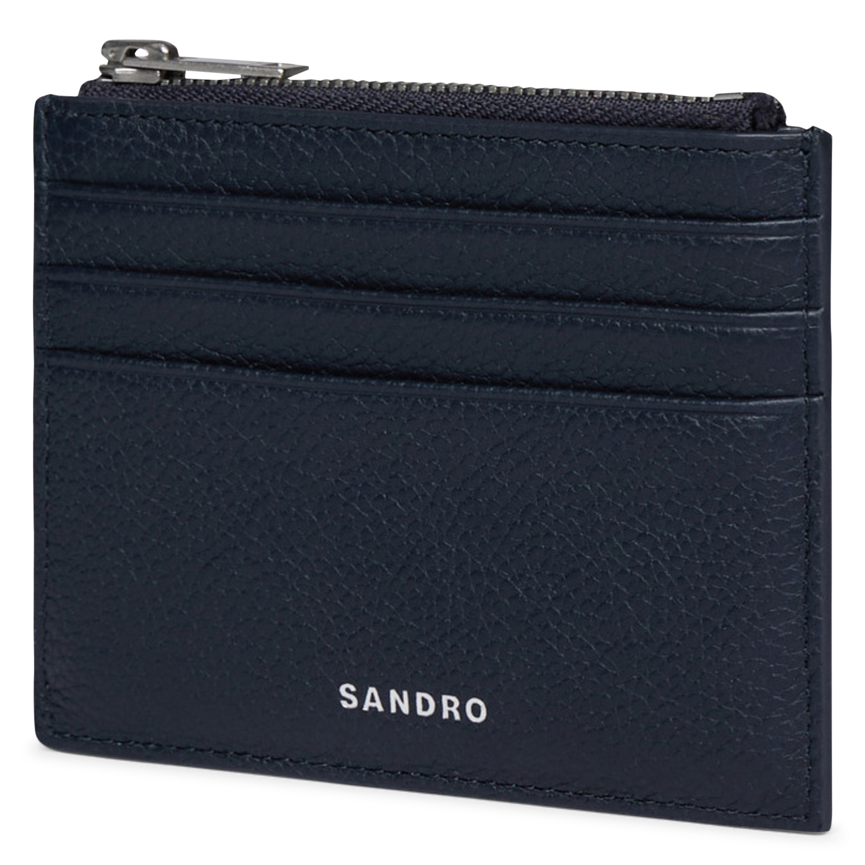 Porte-cartes en cuir SANDRO Bleu