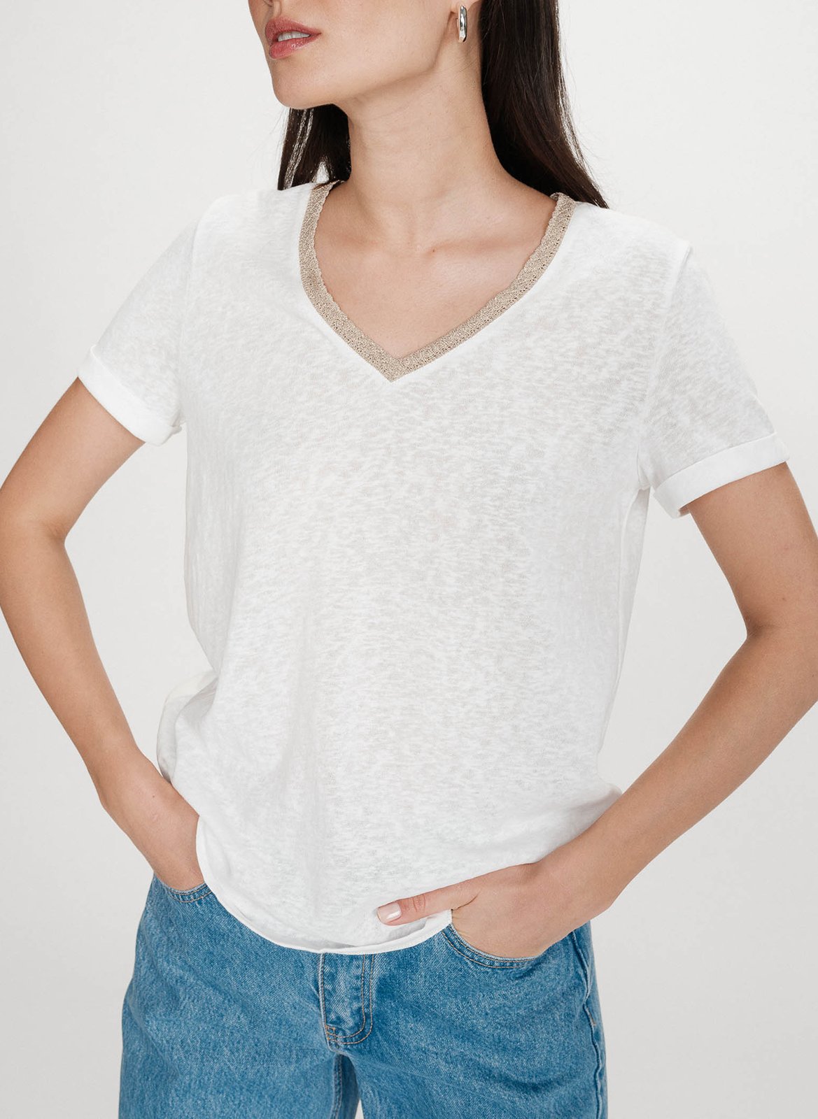 Basic cotton-mix T-shirt GRACE ET MILA