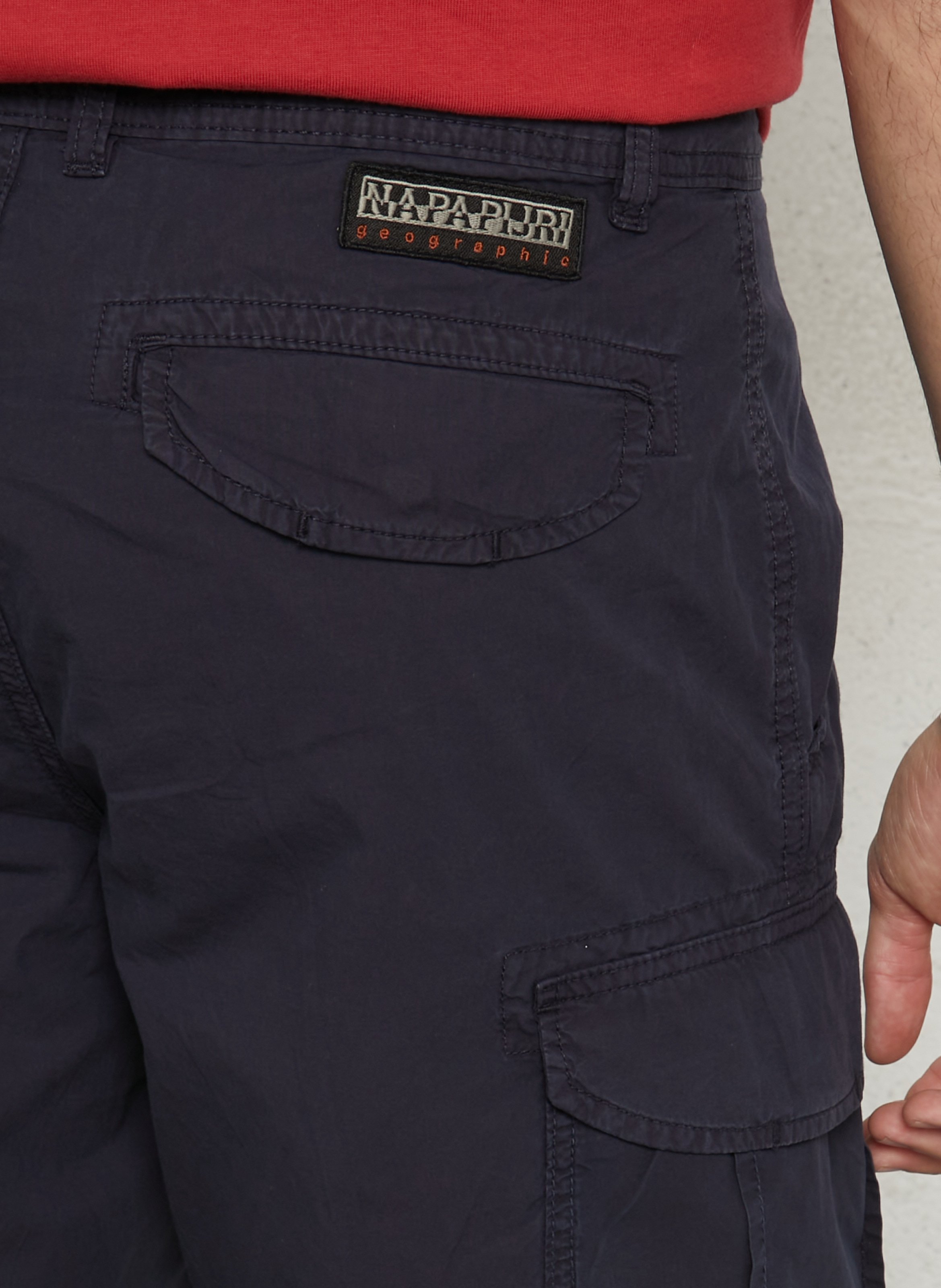 Short droit en coton NAPAPIJRI Bleu