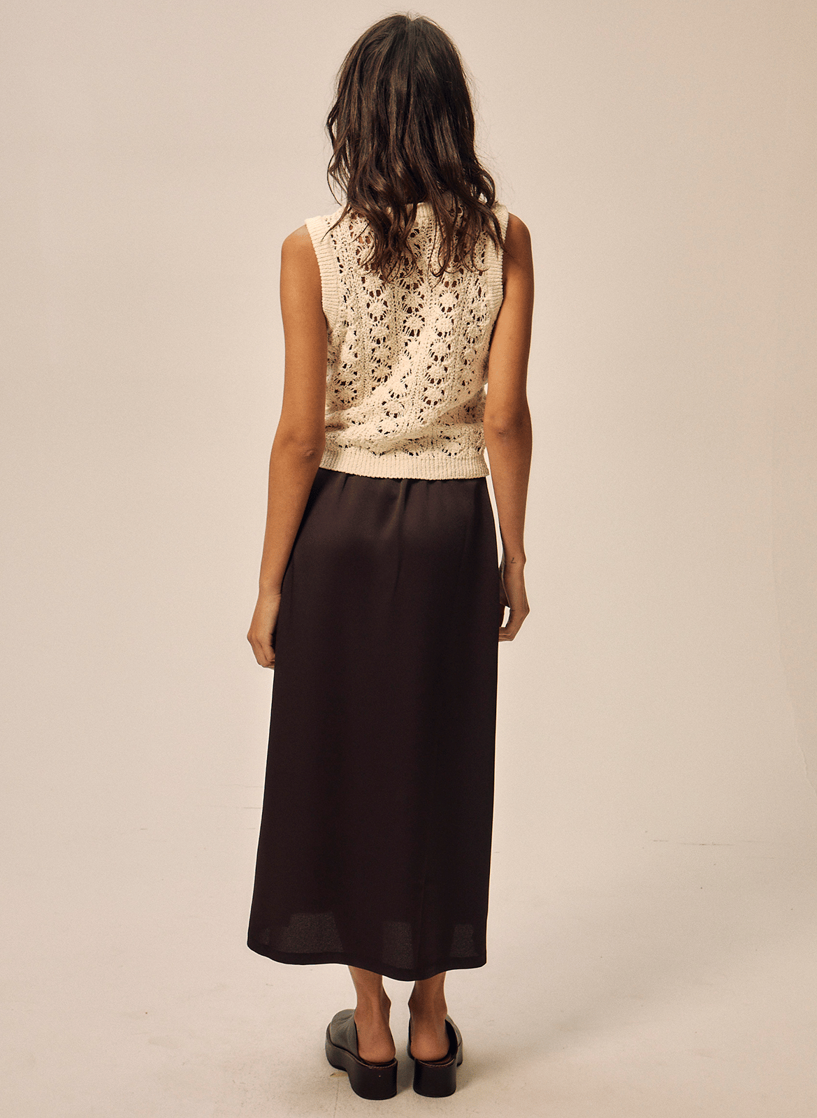 Midi skirt NITAH Brown