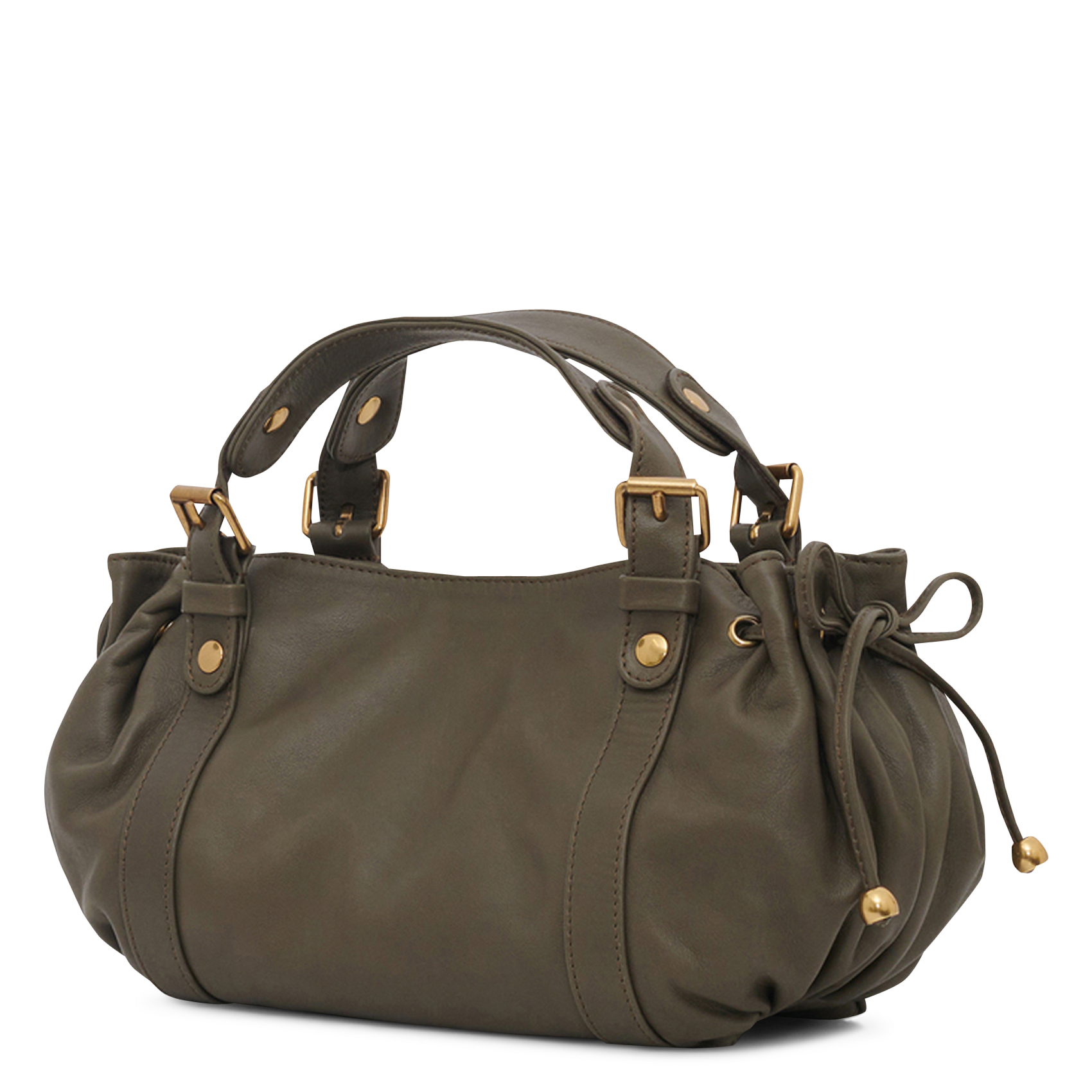 Bolso bandolera pequeño de piel GERARD DAREL Verde