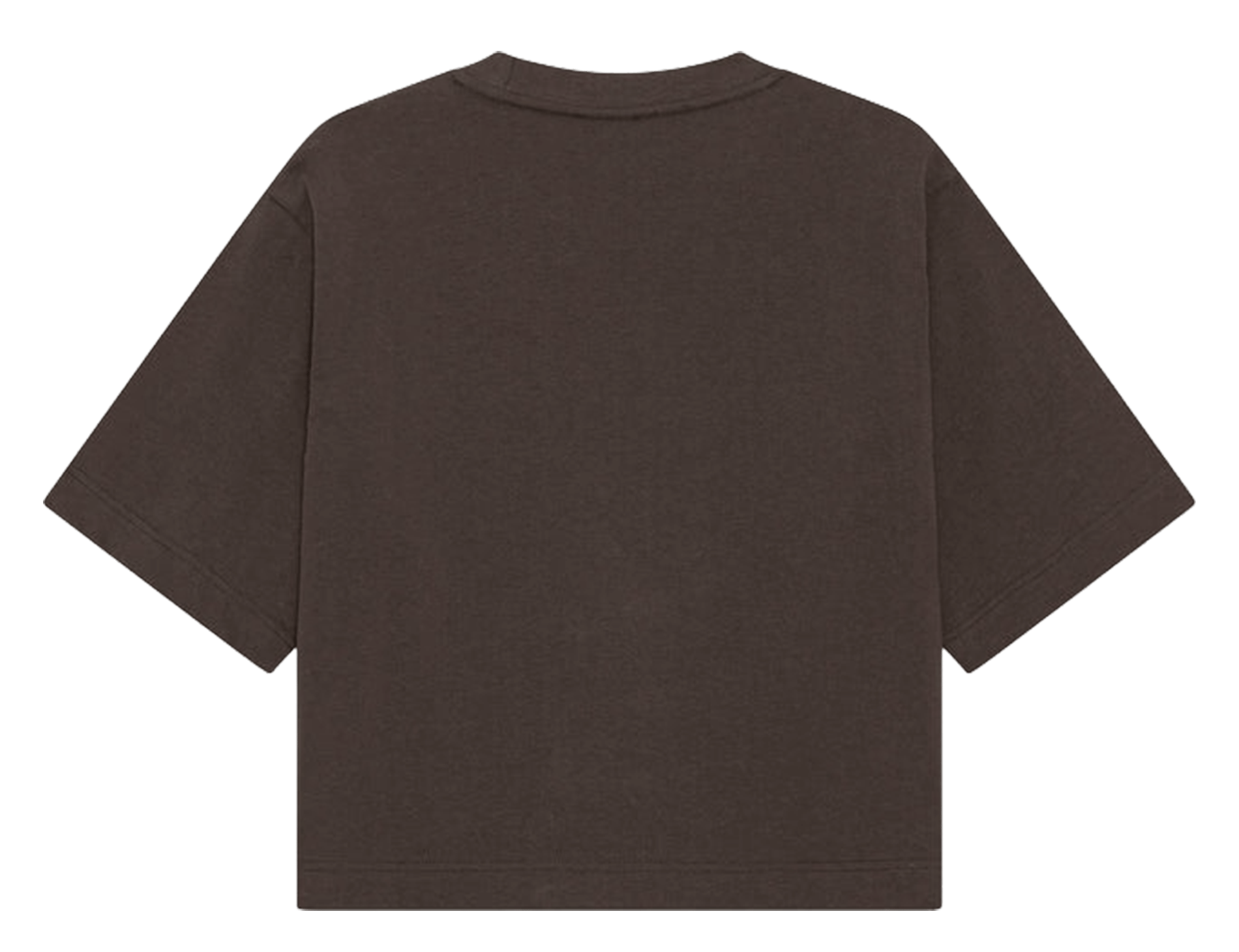 Oversized T-shirt met ronde hals van biologisch katoen BAUM UND PFERDGARTEN Bruin