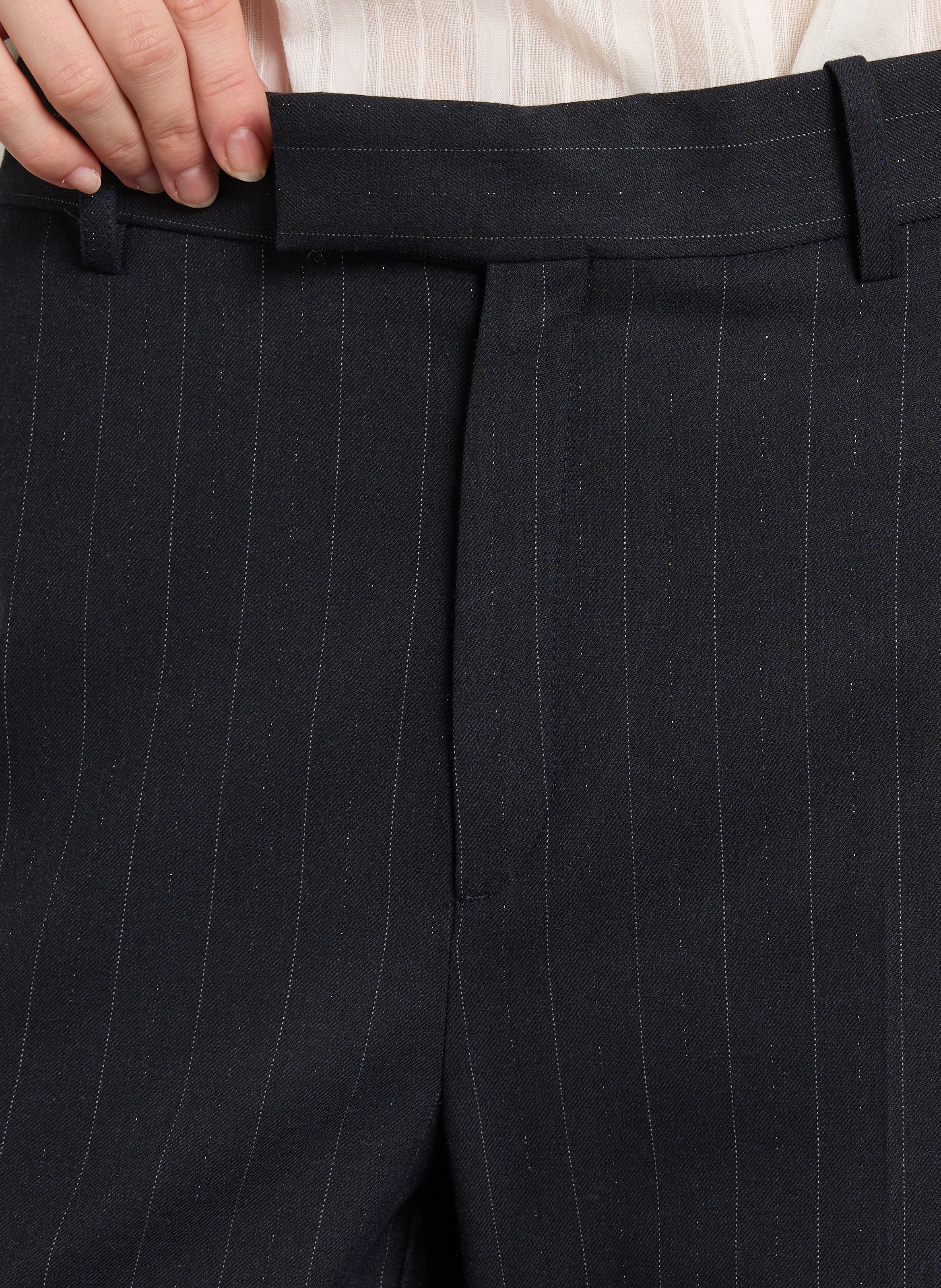 Pantalon carott irrisé  IKKS Bleu