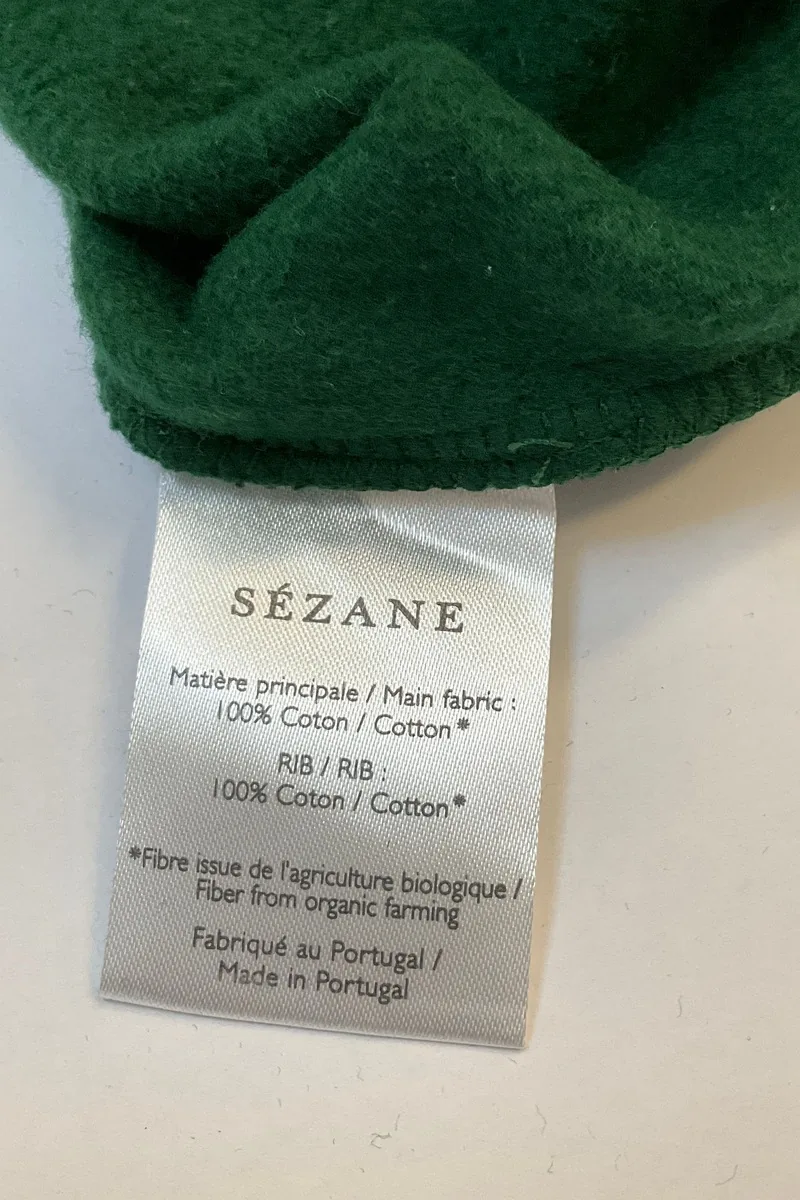 Sweatshirt SEZANE - Seconde main Vert