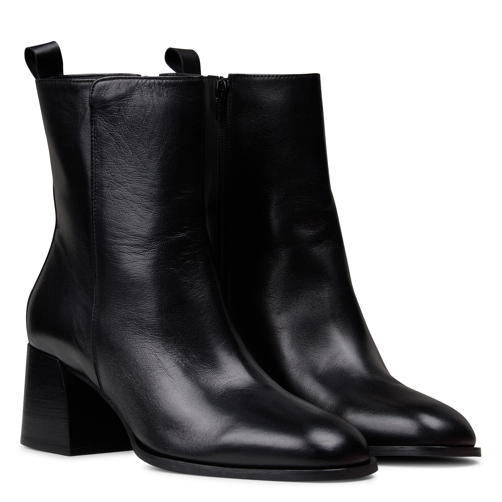 Leather mid-calf boots MELLOW YELLOW Black