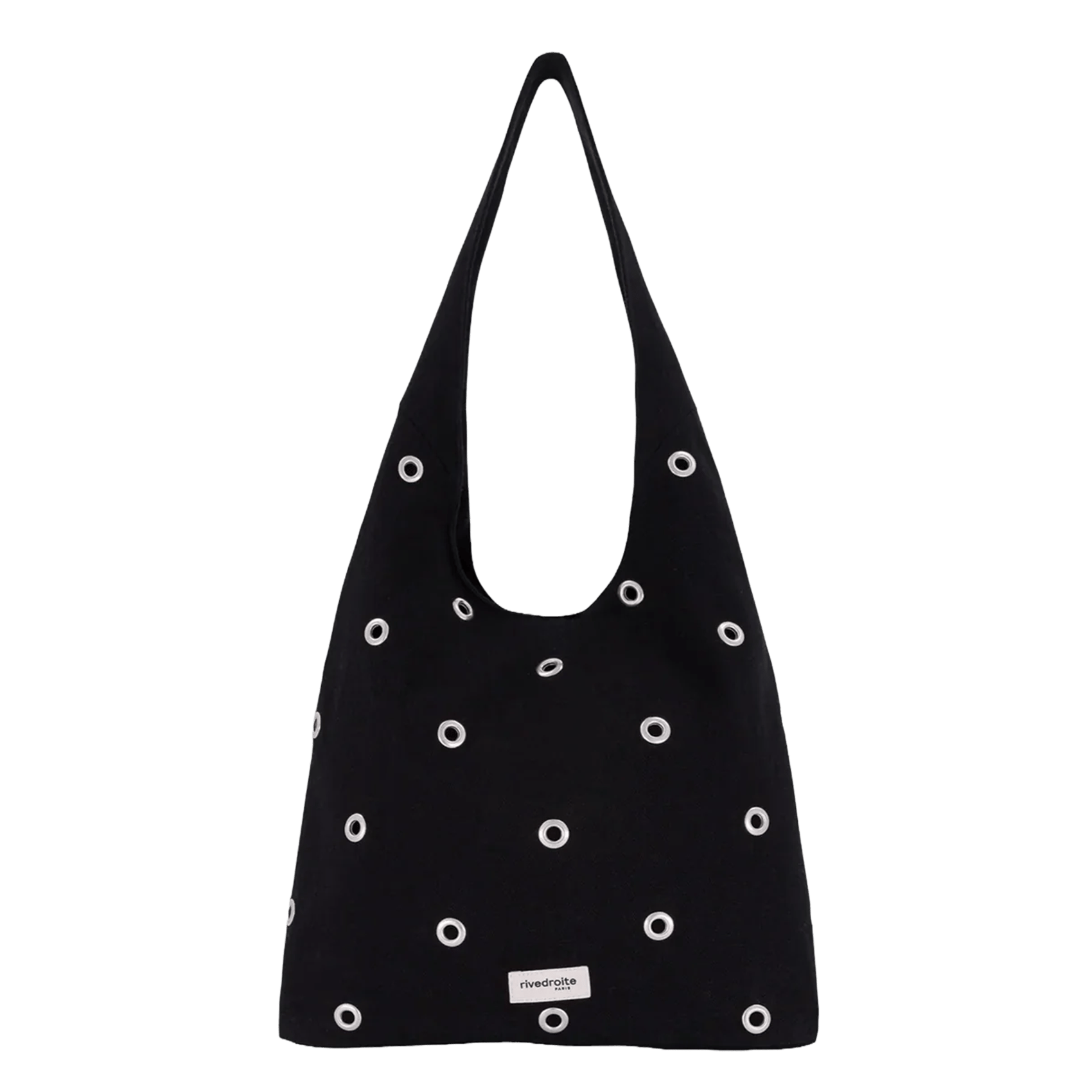 Unifarbene Hobo-Bag mit Ösen RIVEDROITE PARIS