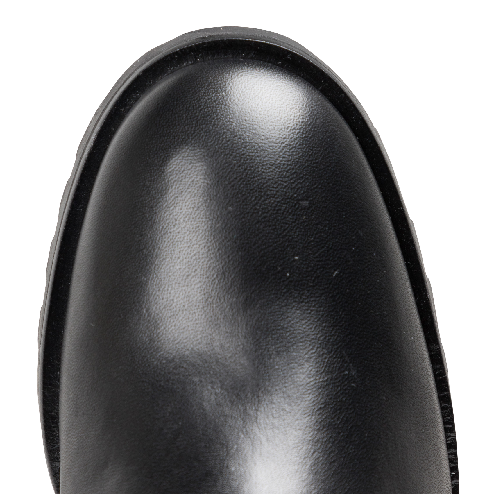 Smooth leather mid-calf boots COSMOPARIS Black