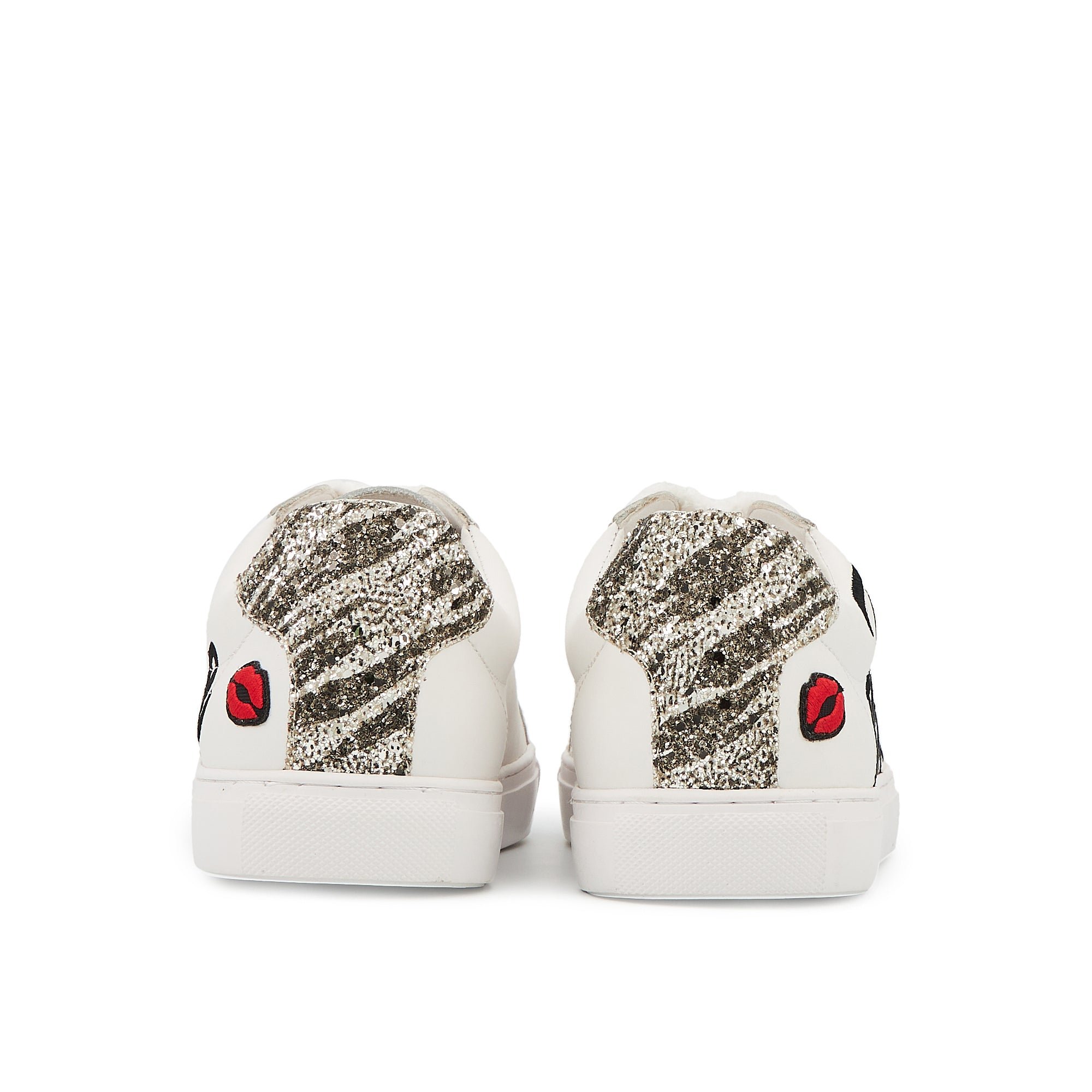 Leather sneakers BONS BAISERS PARIS White