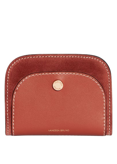 Portefeuille En Cuir Brique Vanessa Bruno Femme Place des