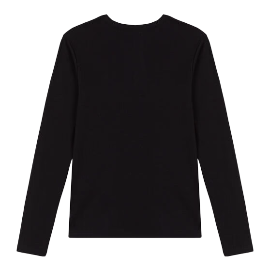 Tee-shirt col rond en coton PETIT BATEAU Noir
