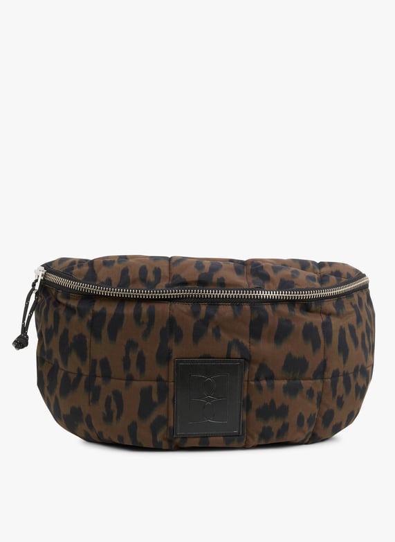Multicolored Leopard print waist bag
