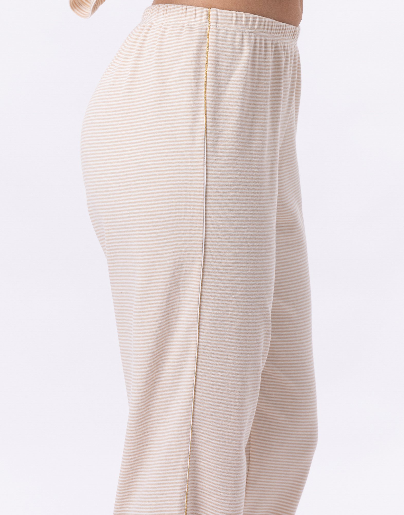 Cotton pajama top LE CHAT Beige