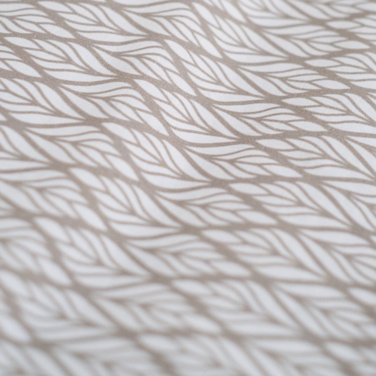 Printed cotton bedding set Beige