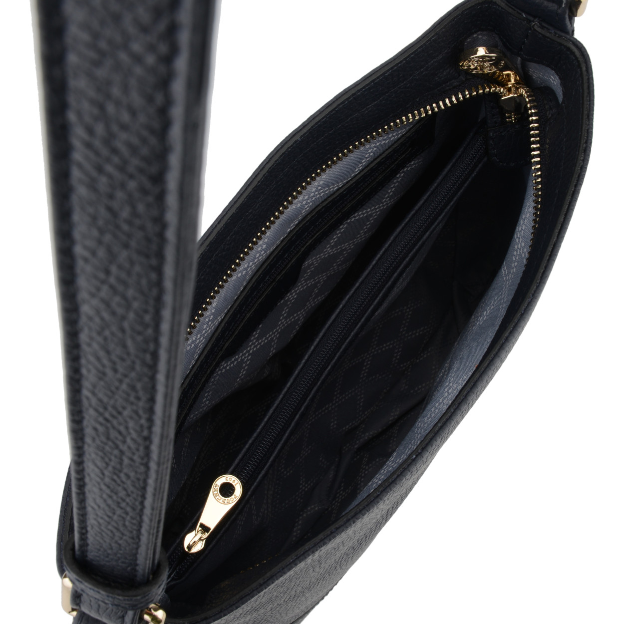 Red crossbody bag POURCHET Blue