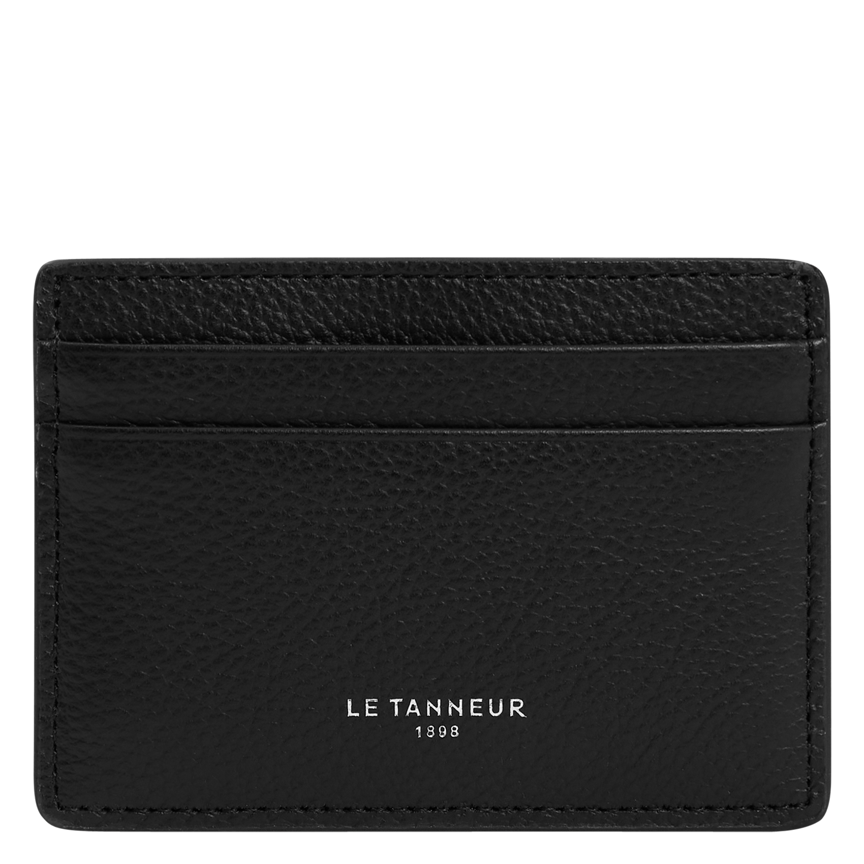 - 100% leer, - 6 kaarthoudersplitten, - 1 centrale zak, - Afmetingen: L10 x H7 cm. LE TANNEUR