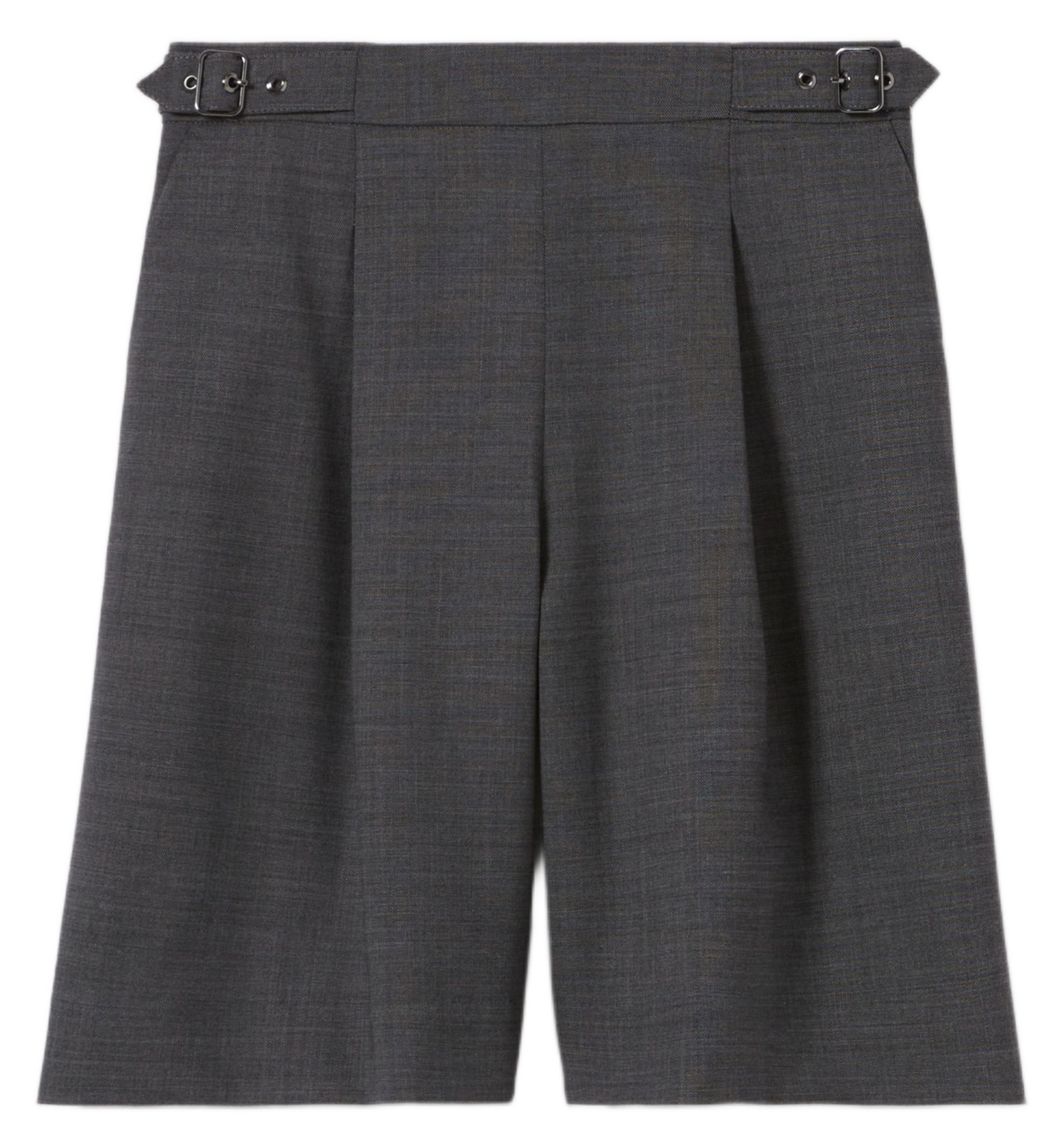 Bermuda large en laine mélangée CLAUDIE PIERLOT Gris