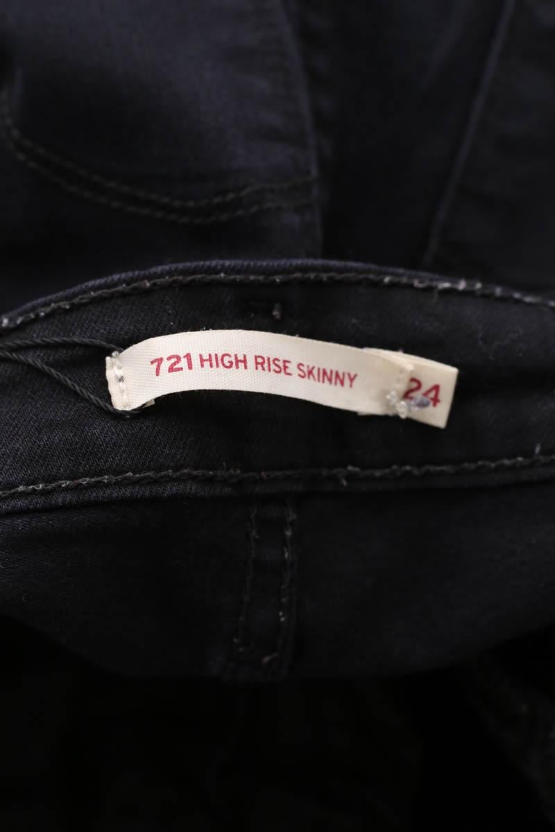 Cotton skinny jeans LEVI'S - Seconde main Black