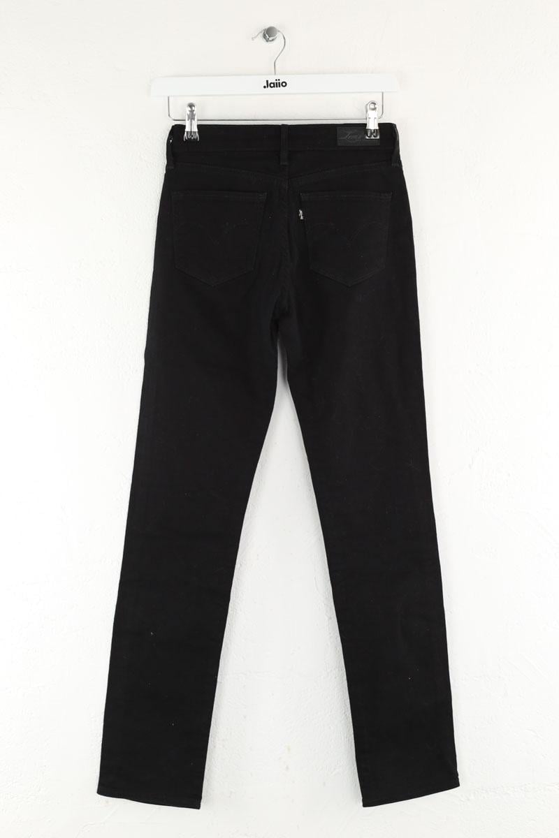 Cotton straight jeans LEVI'S - Seconde main Black