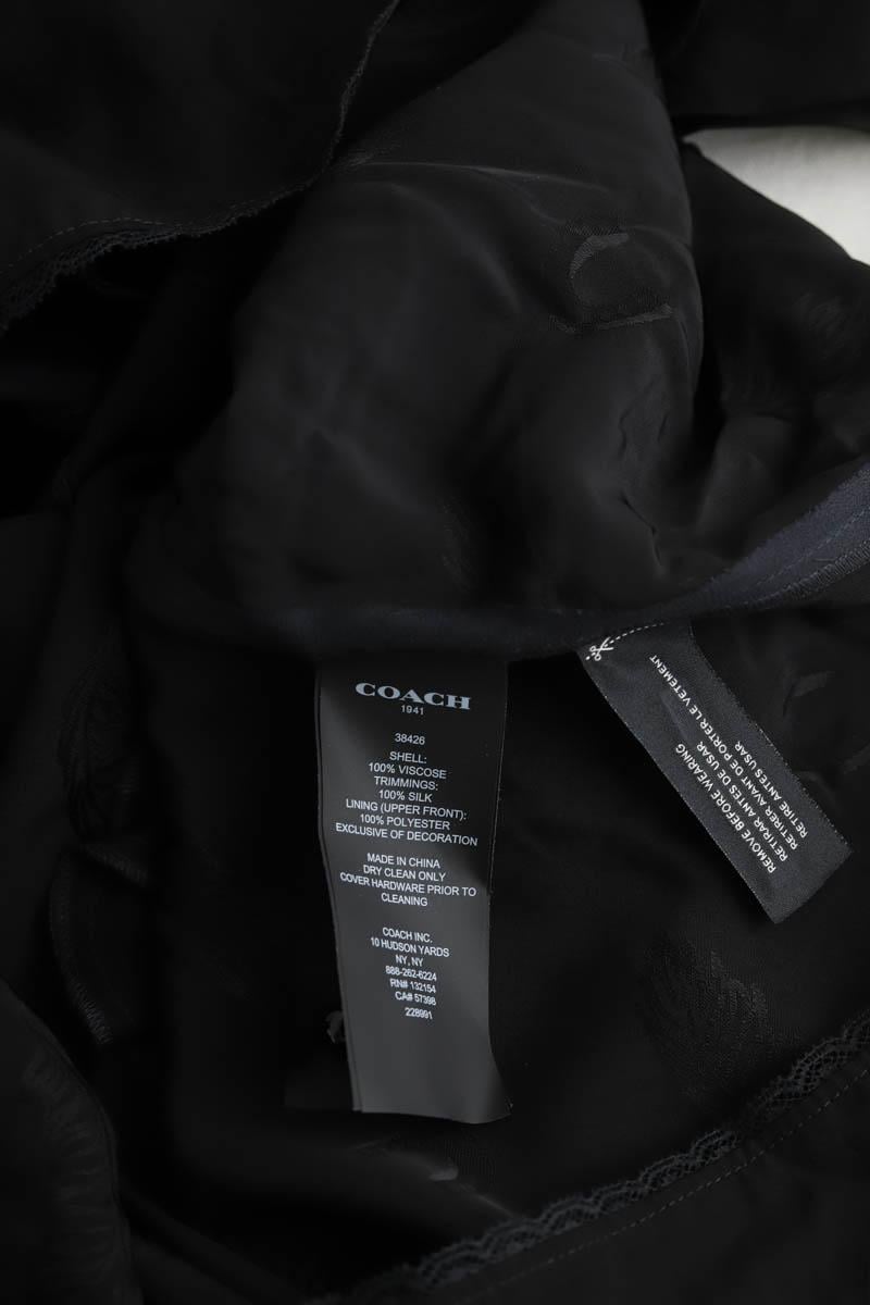 Black dress COACH - Seconde Main Black