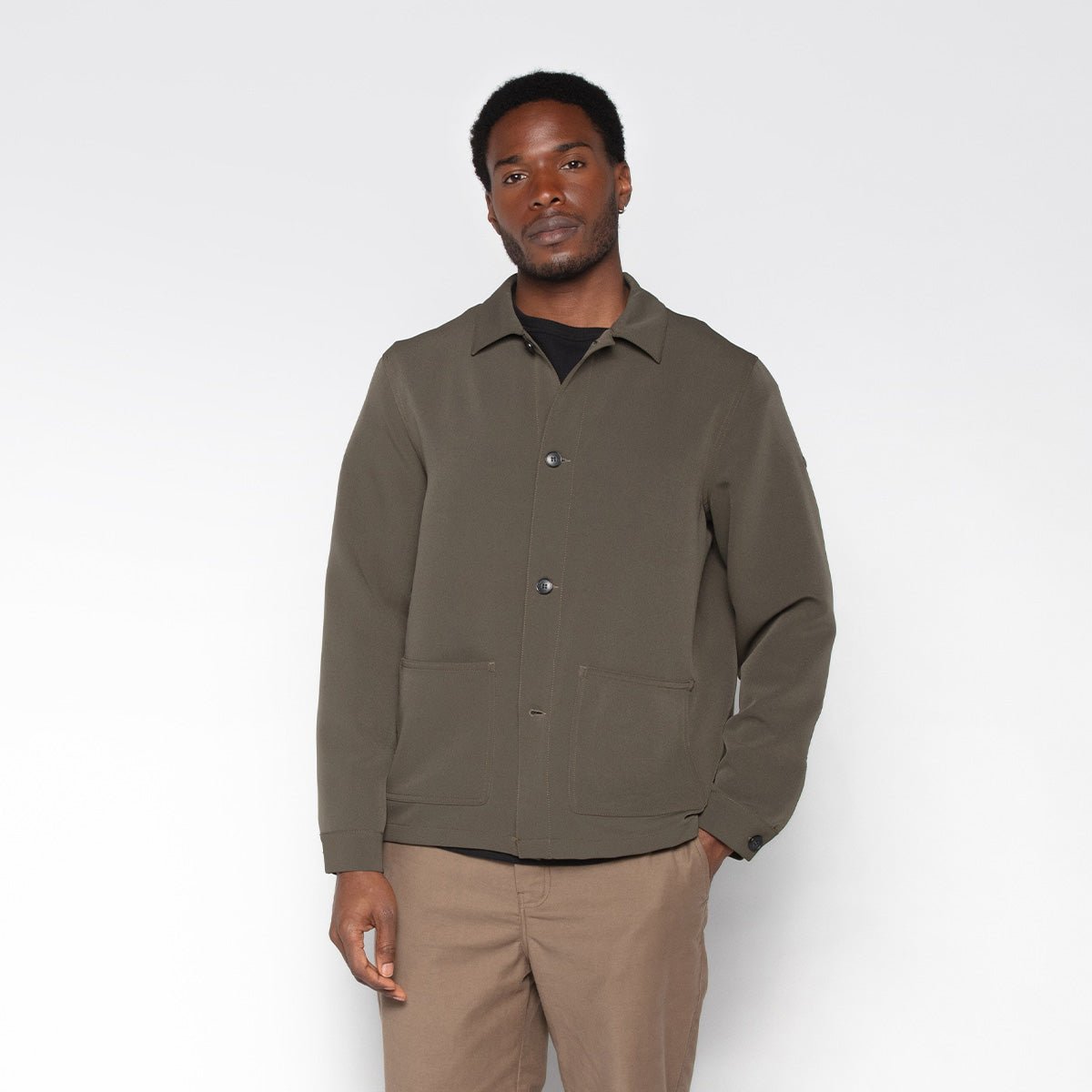 Worker jacket SERGE BLANCO Green