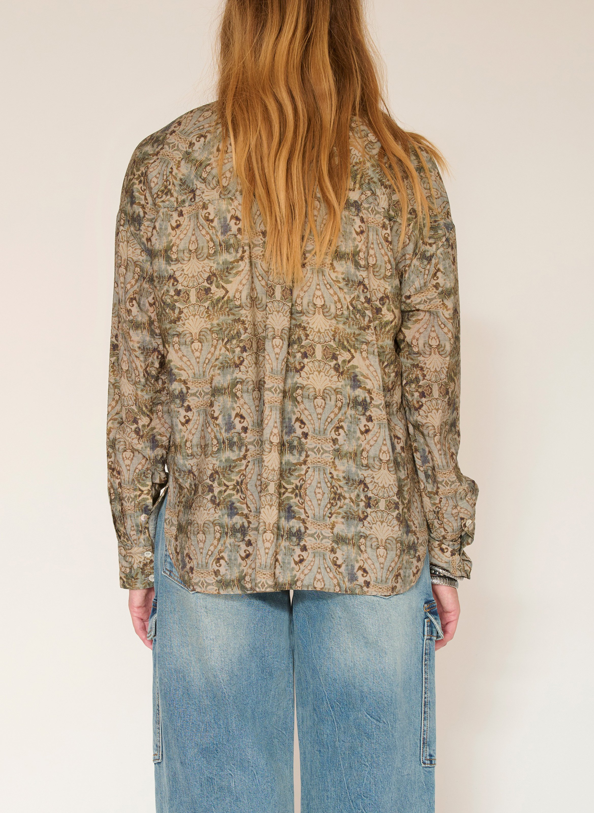 Chemise oversize col classique  MKT Vert