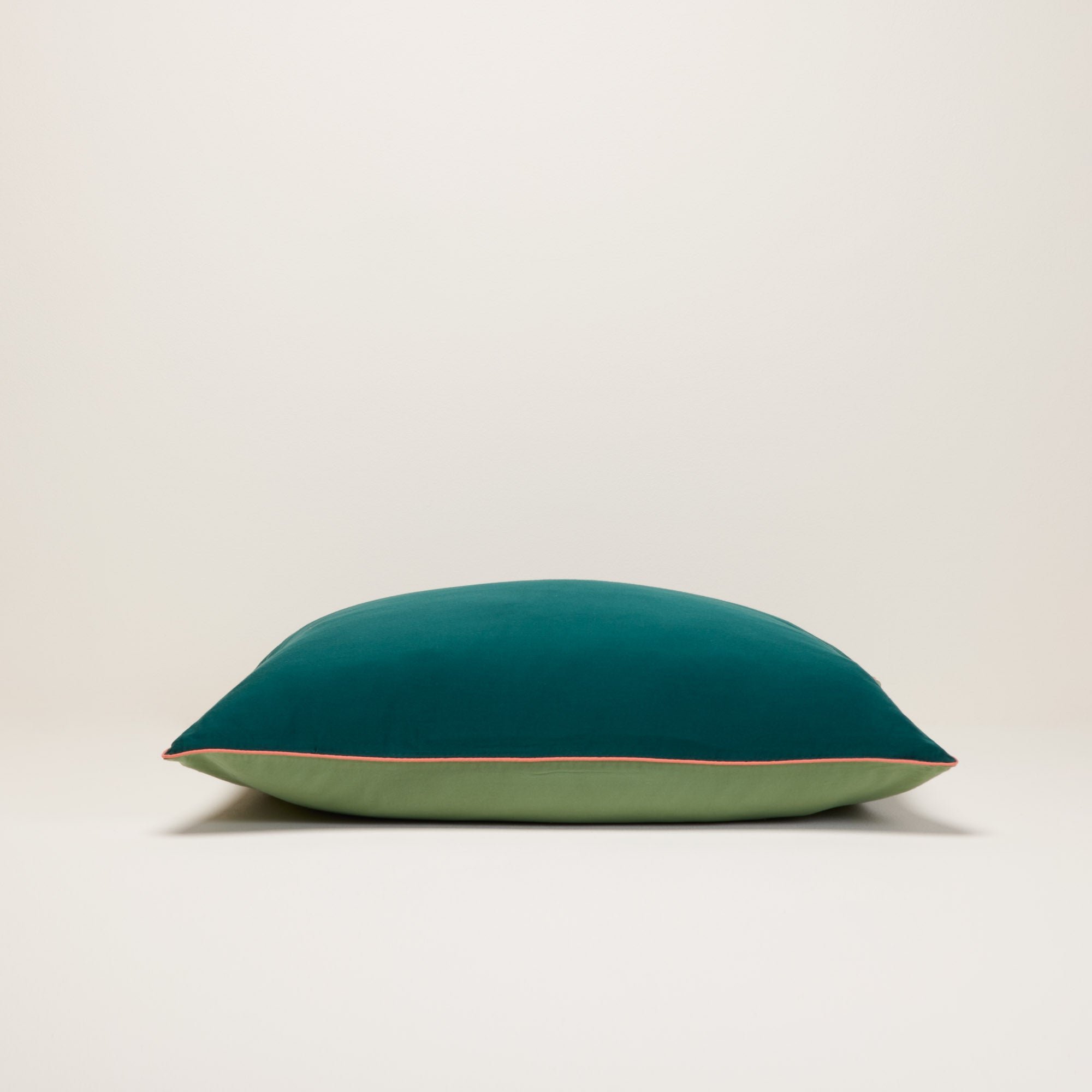 Set of 2 cotton pillowcases MADURA Green