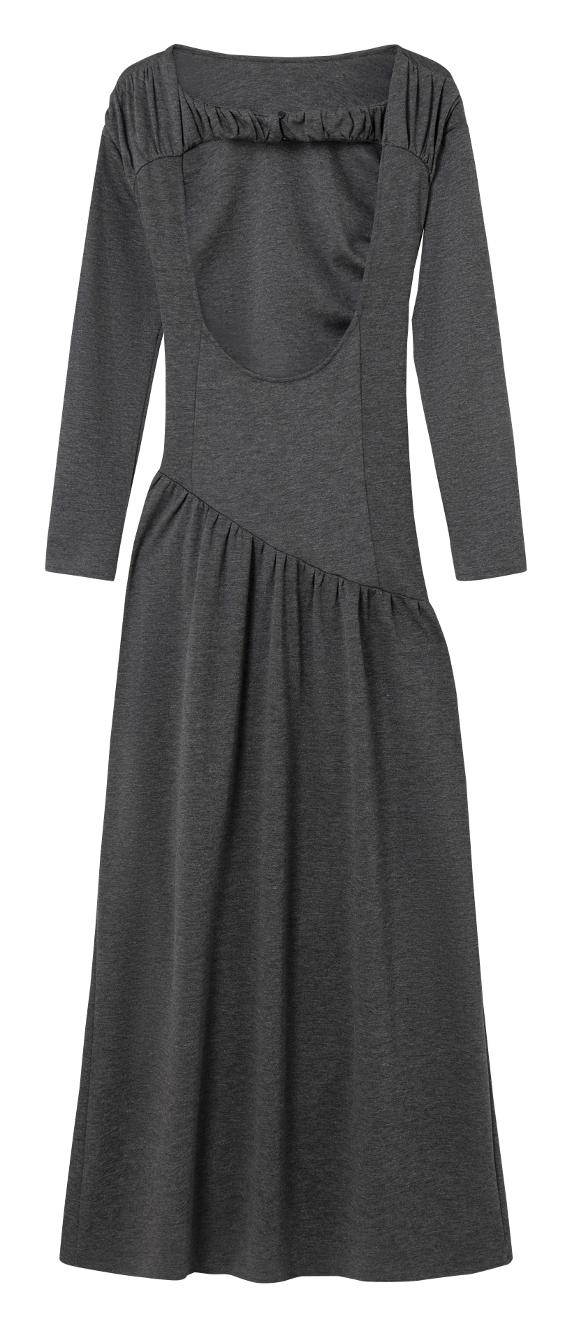 Long boat-neck dress LAAGAM Silver