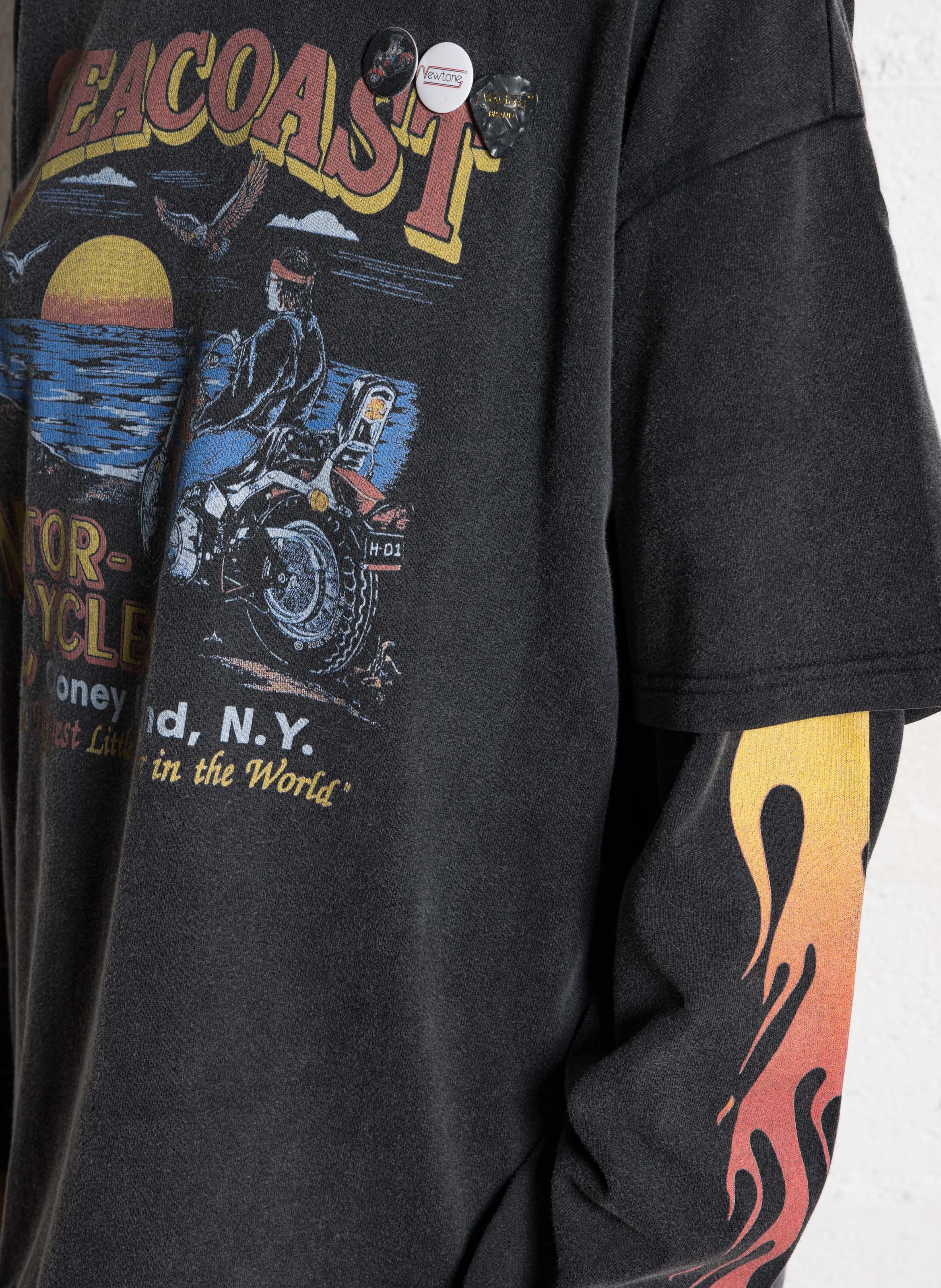 Sweat col rond en coton NEWTONE Gris