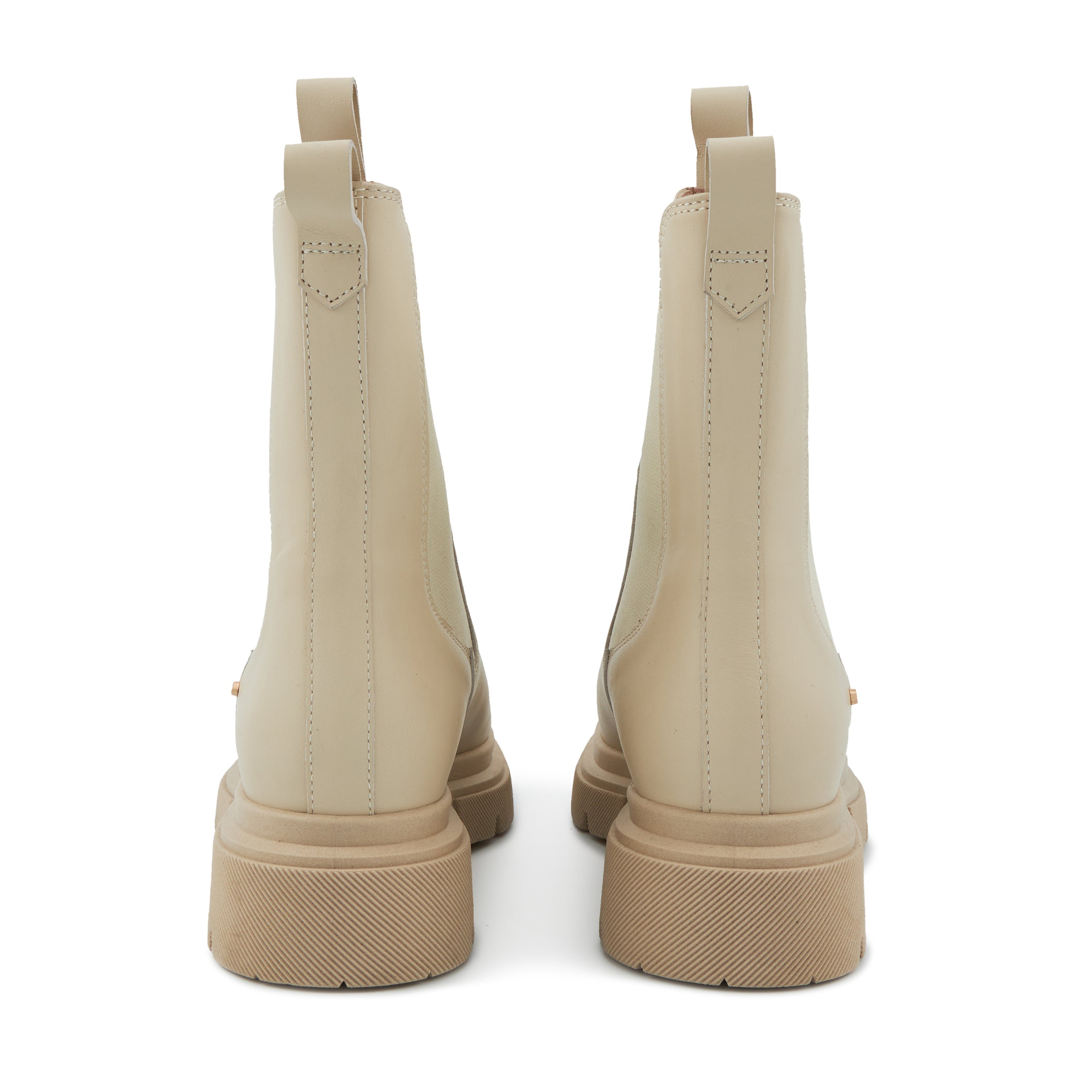 Leather Patti BONS BAISERS PARIS Beige