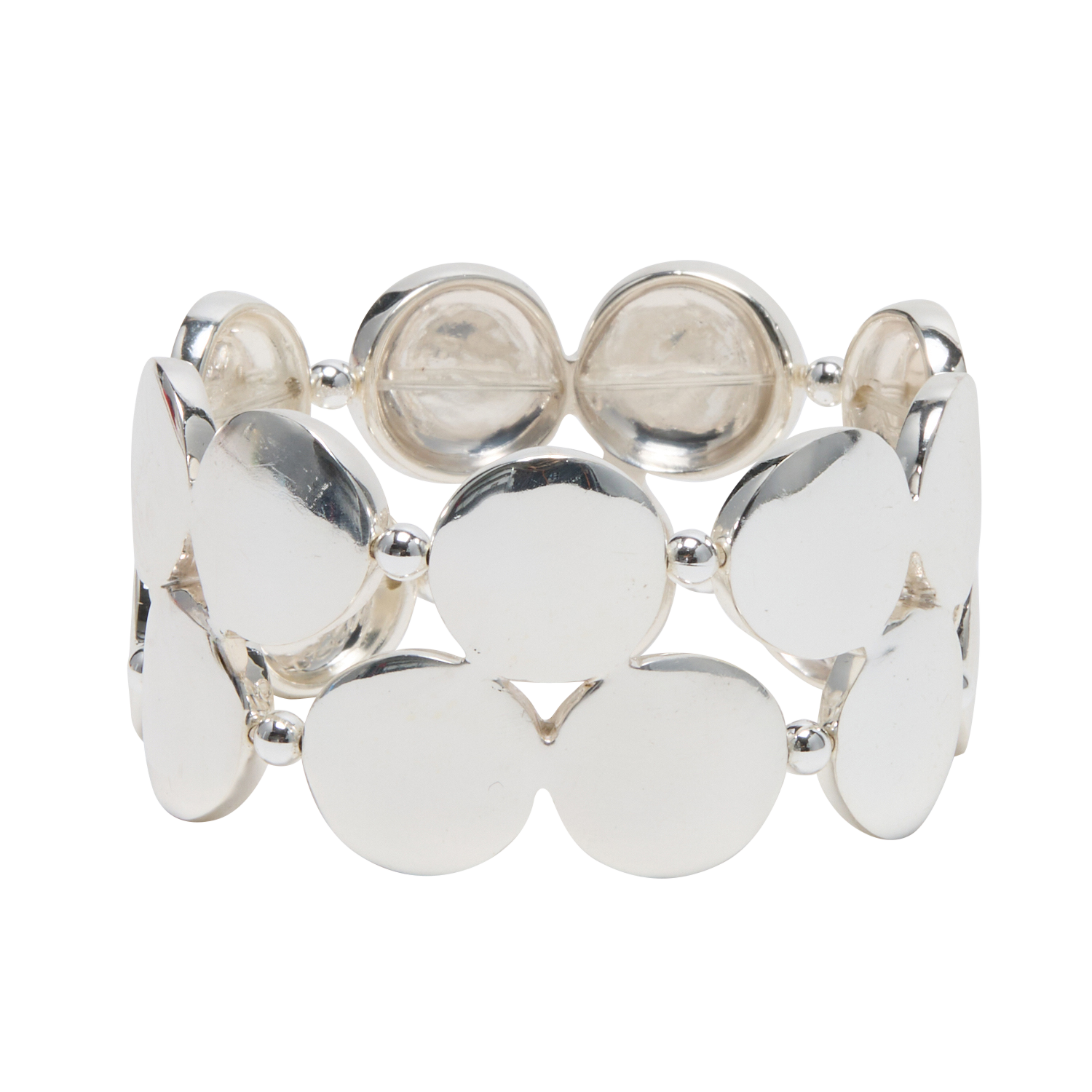 Pulsera ancha FEEKA Plata