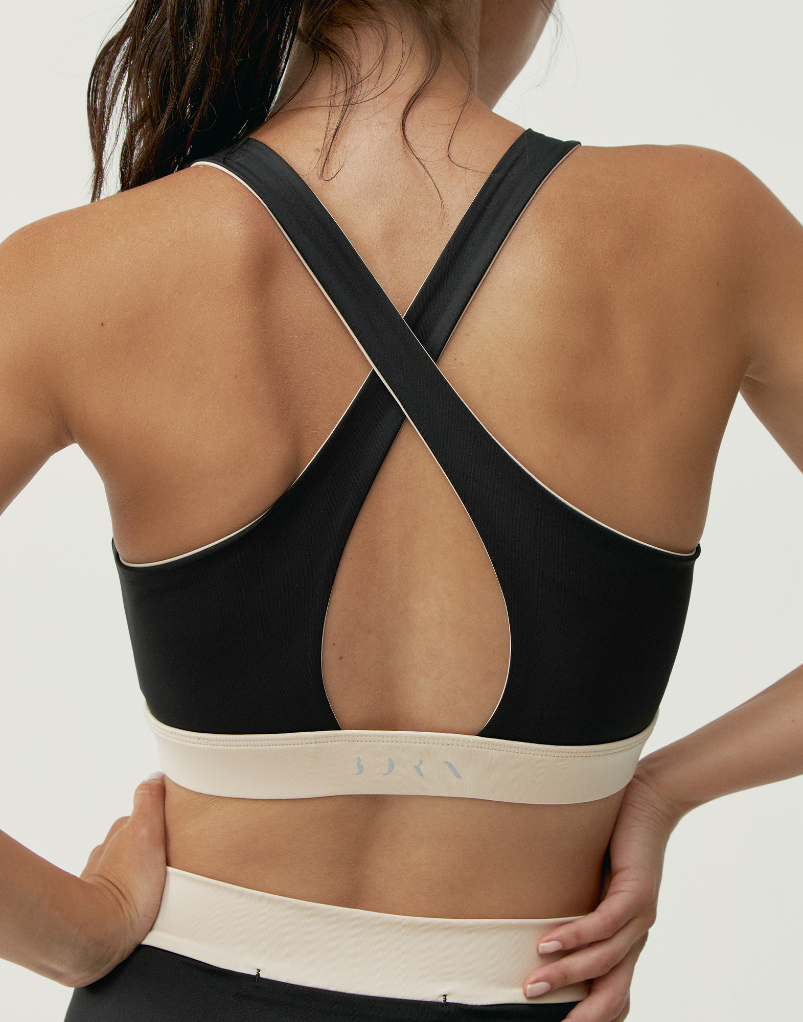 Fiorella sports bra with removable padding BORN LIVING YOGA Black