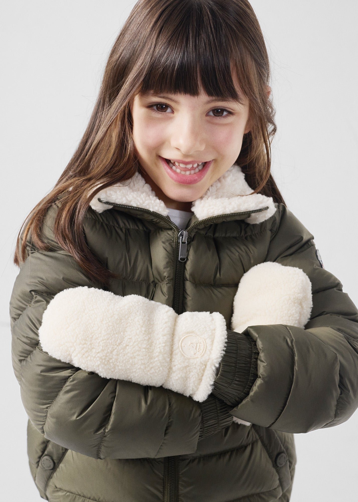 Sherpa igloo mittens JOTT White
