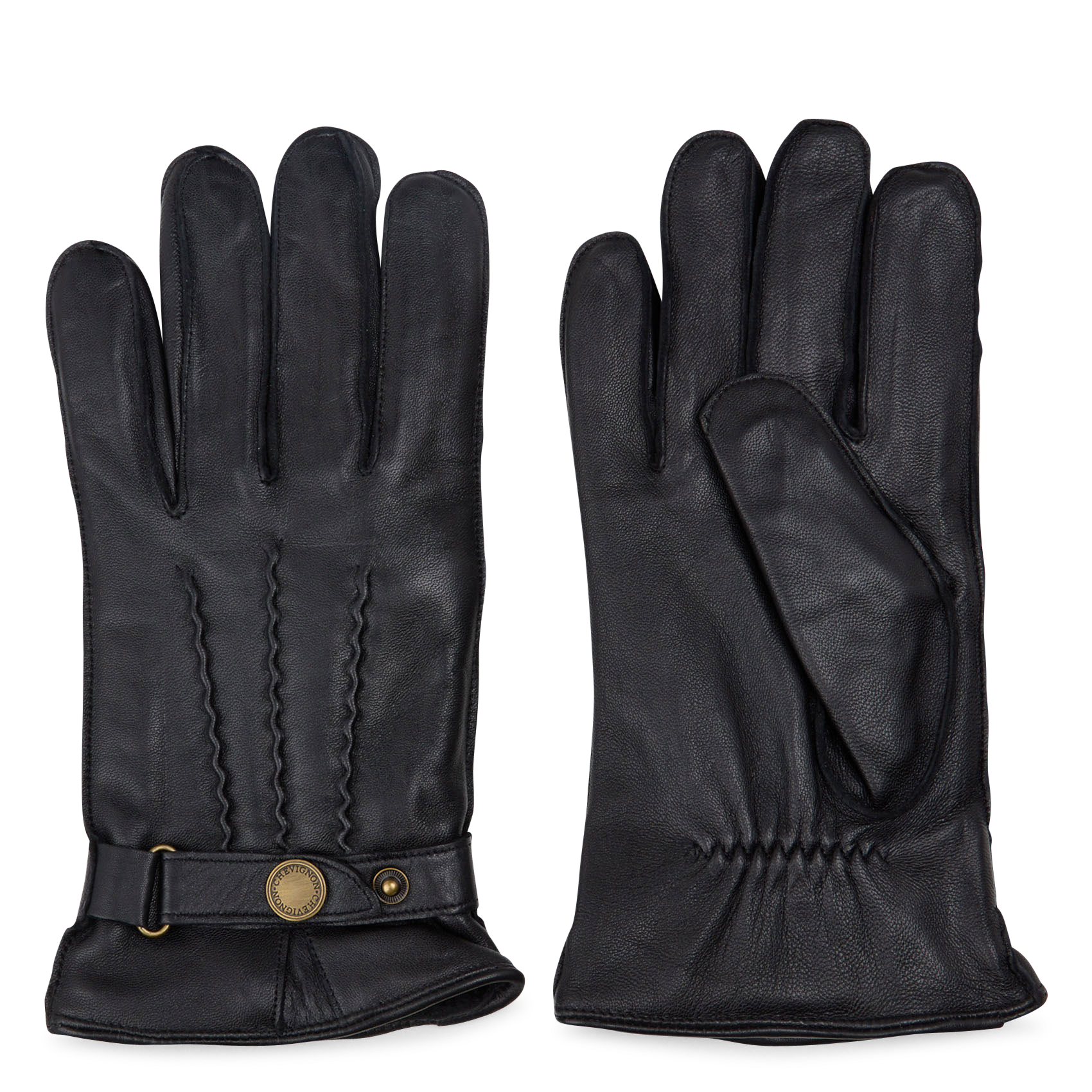 Gants en cuir CHEVIGNON Noir