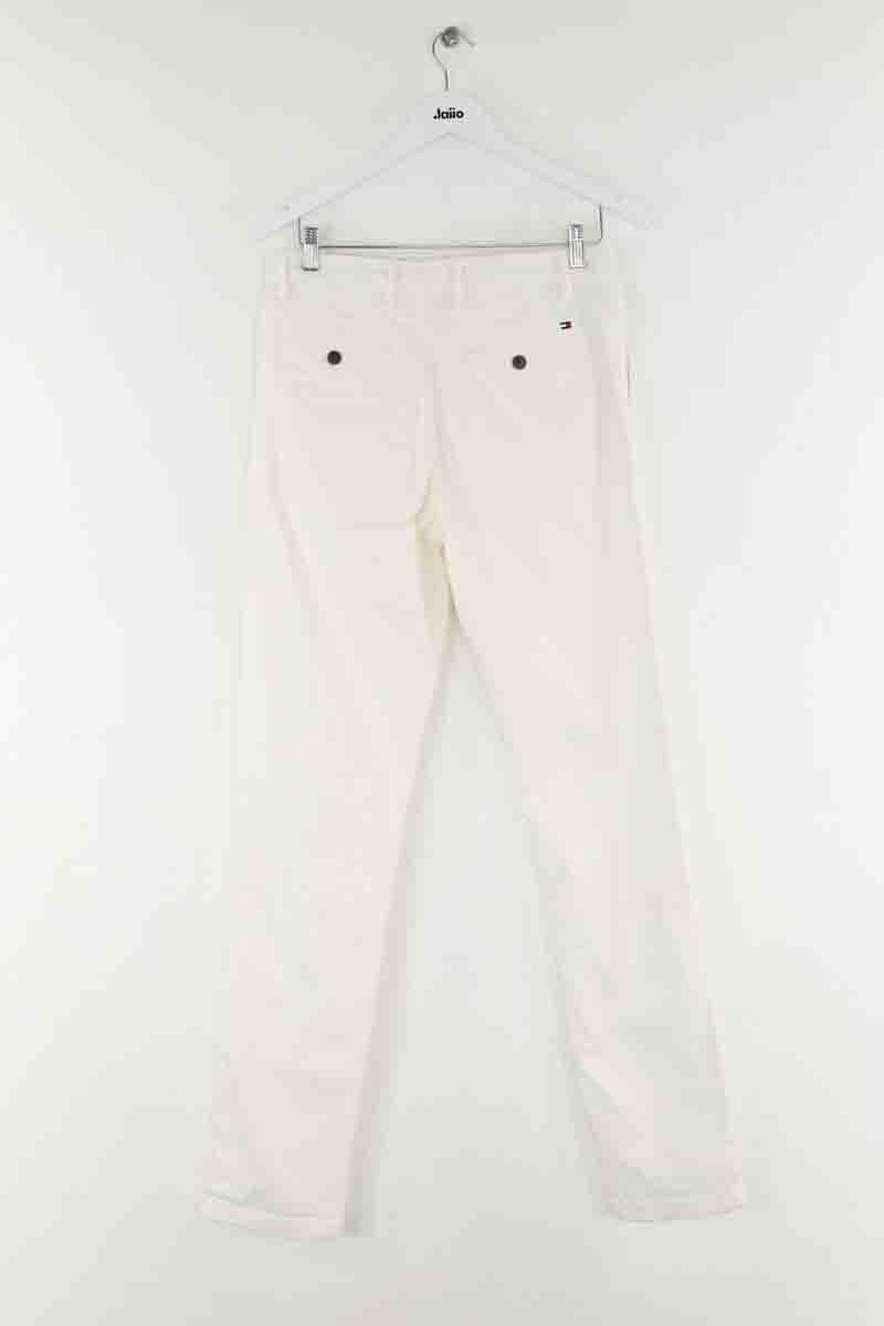 Carrot trousers TOMMY HILFIGER - SECONDE MAIN White