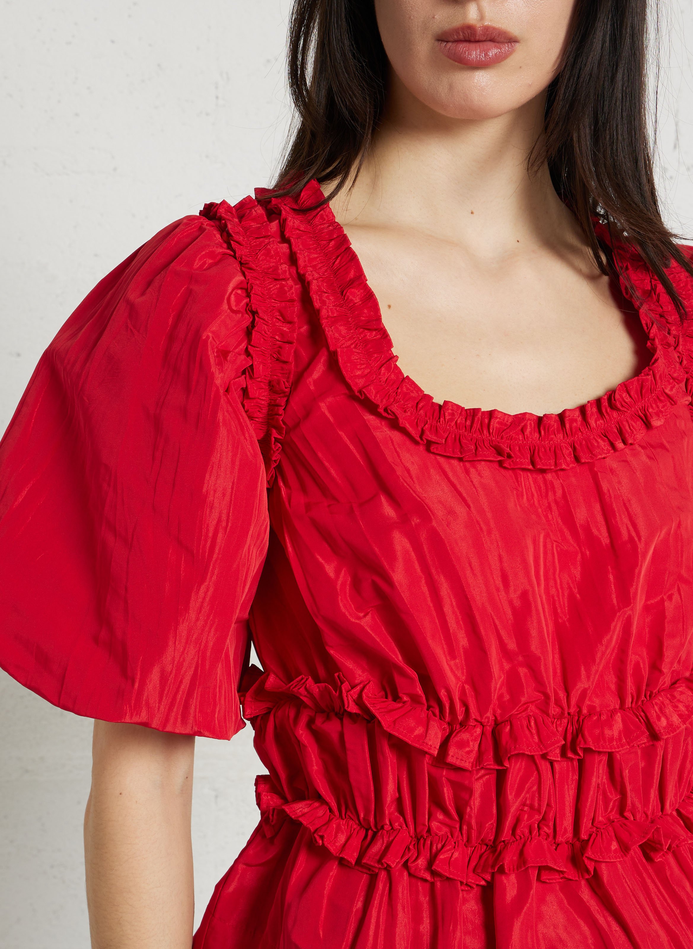 Top col rond  DAMSON MADDER Rouge