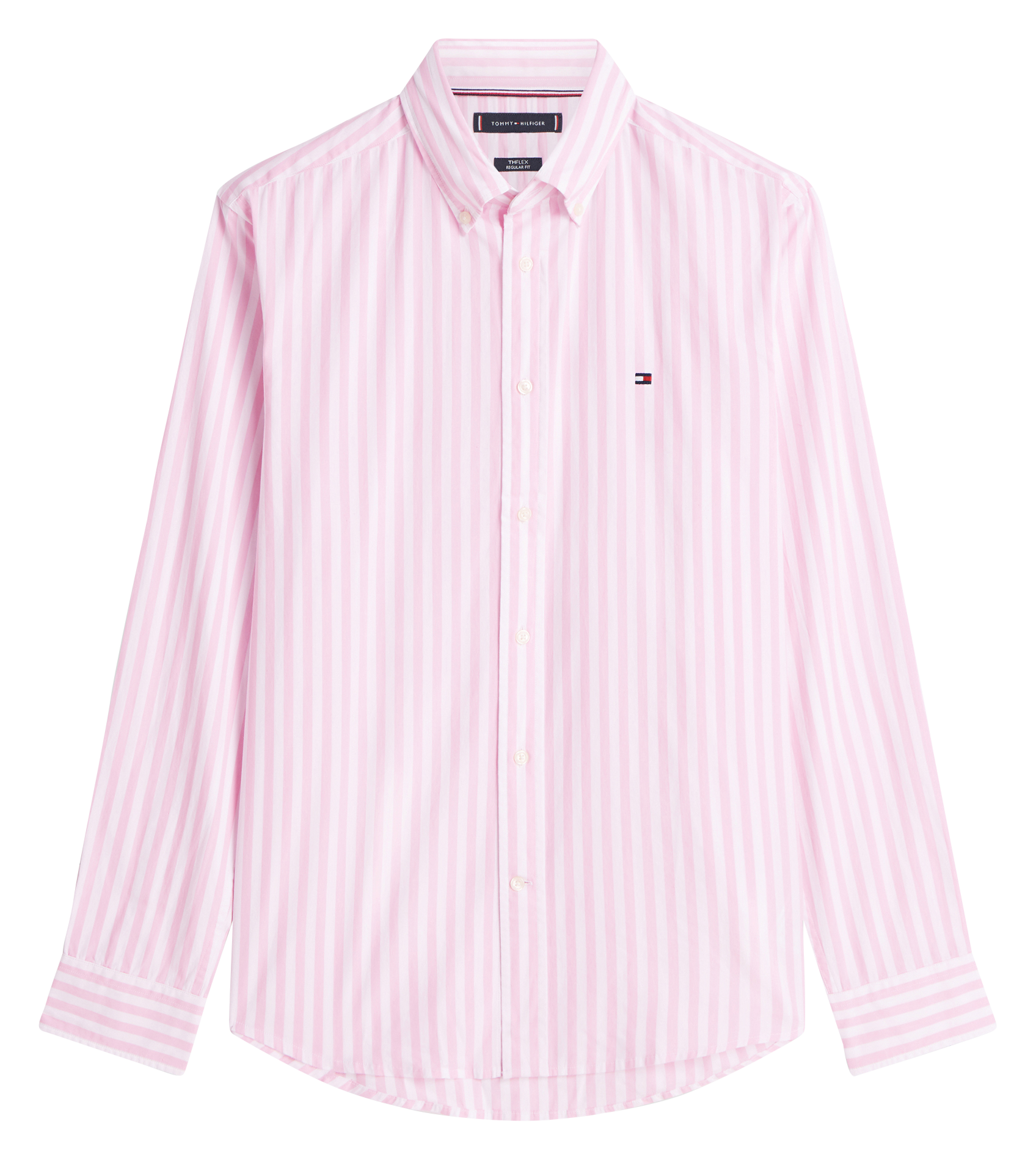 Gestreepte blouse met klassieke kraag TOMMY HILFIGER