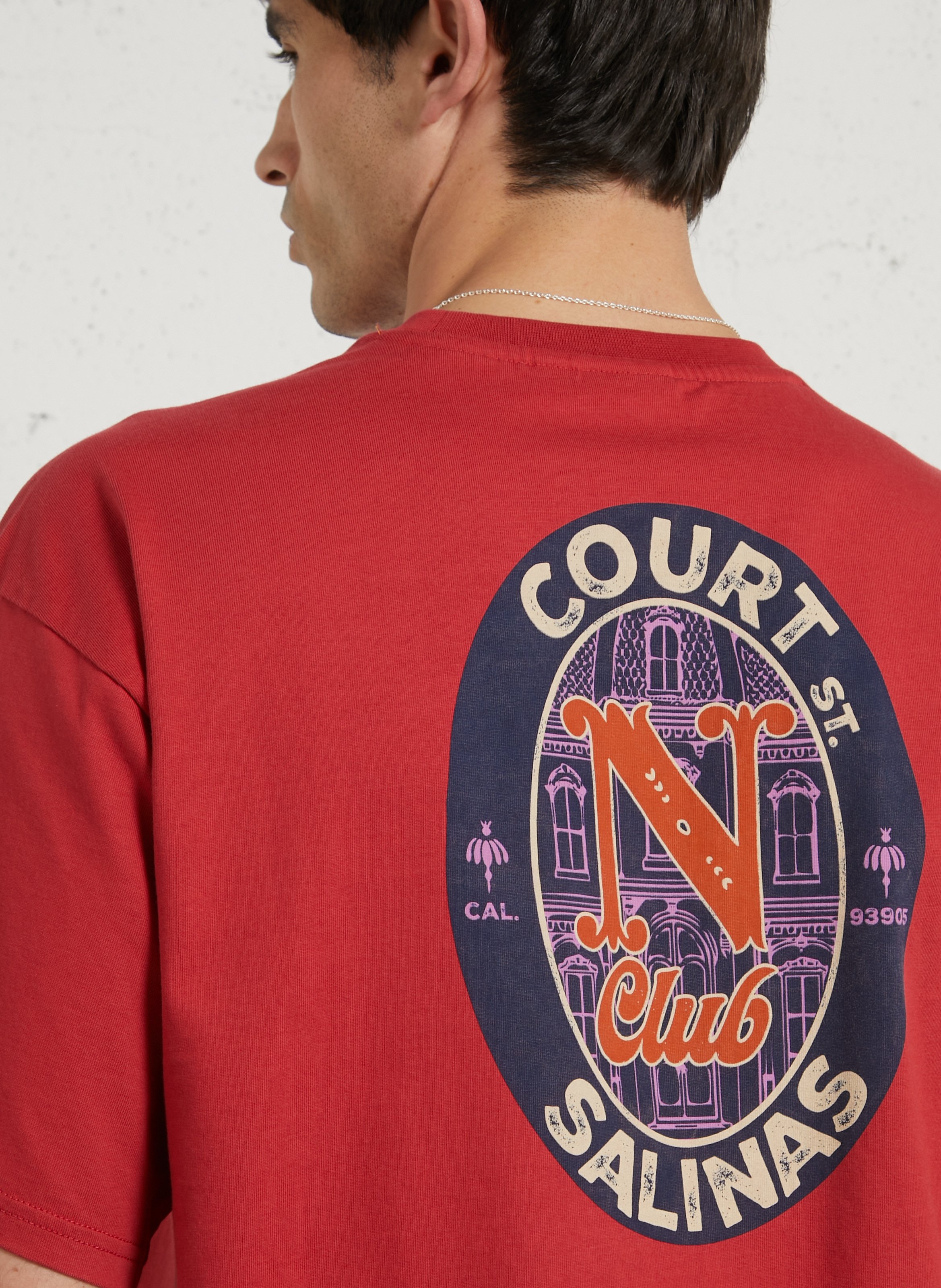 Camiliday round-neck sleeveless cotton top NAPAPIJRI Red